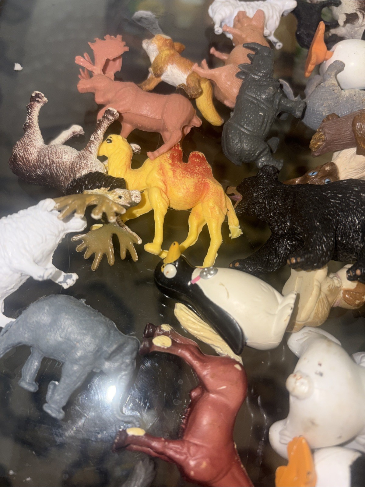 Lot Of Miniature Toy Plastic Animal Figures Dollhouse