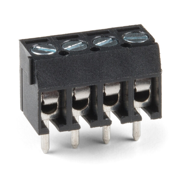 [ SparkFun PRT-15519 ] Screw Terminals 3.5mm Pitch (4-Pin)