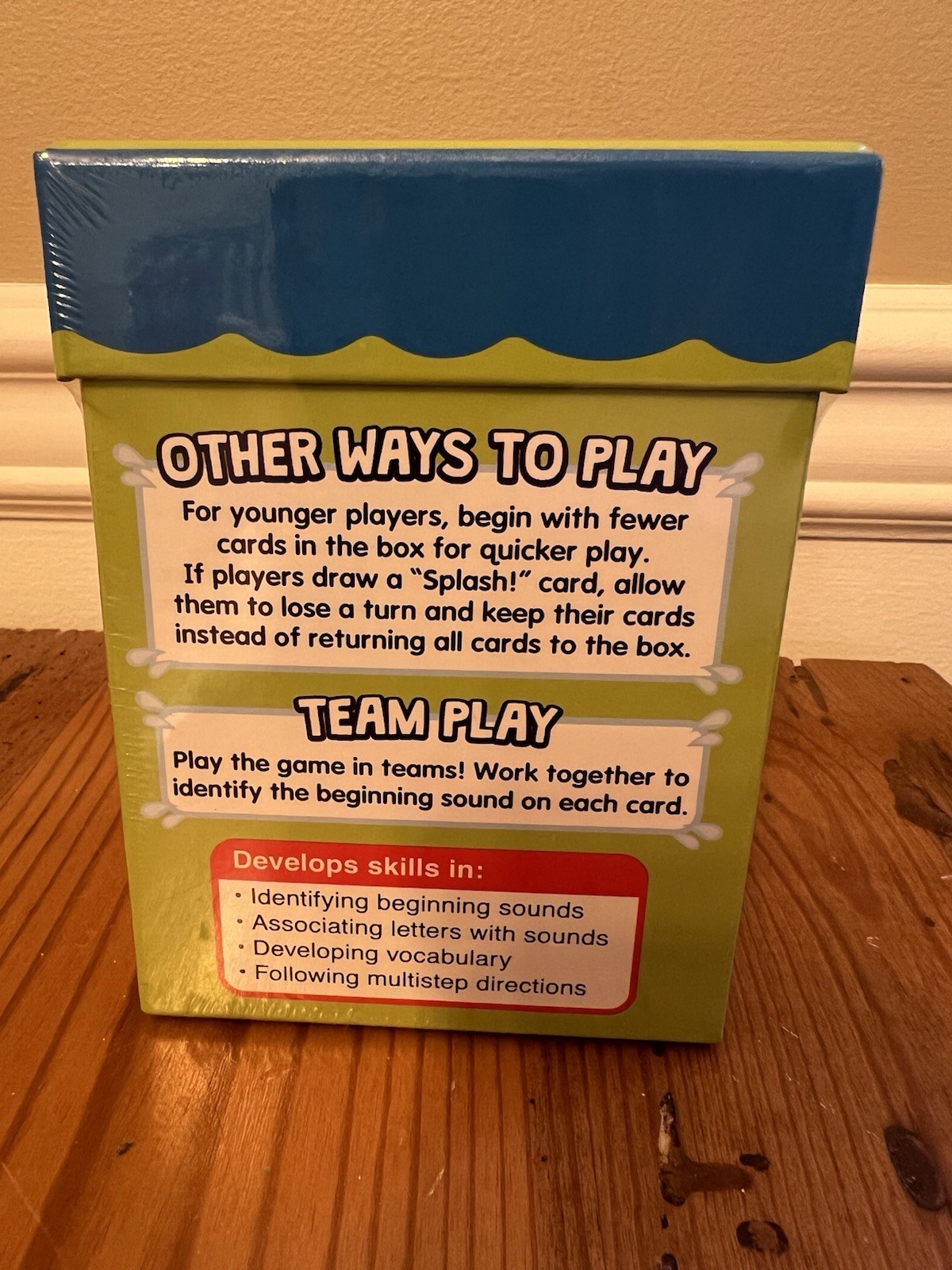Lakeshore Learning Splash Jr. Reading Readiness Game Beginning Sounds New In Box