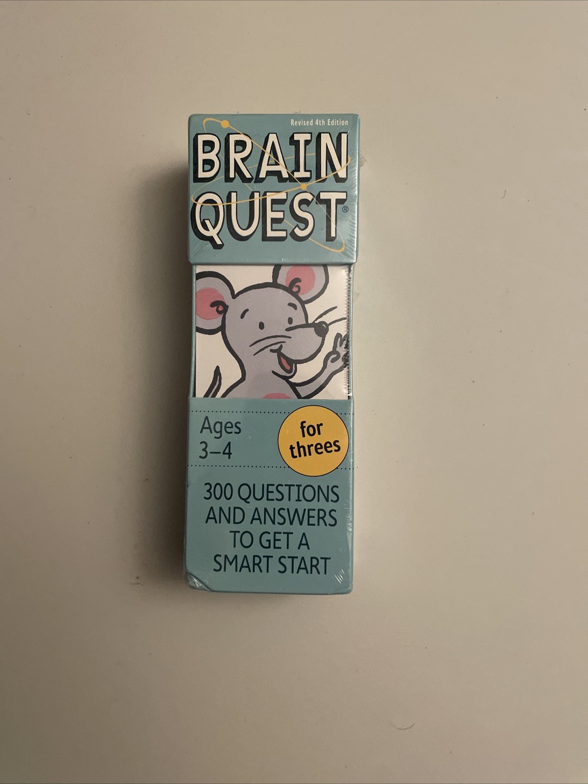 Brain Quest for Threes, Revised 4th Edition: 300 Questions – Ages 3-4 New U2