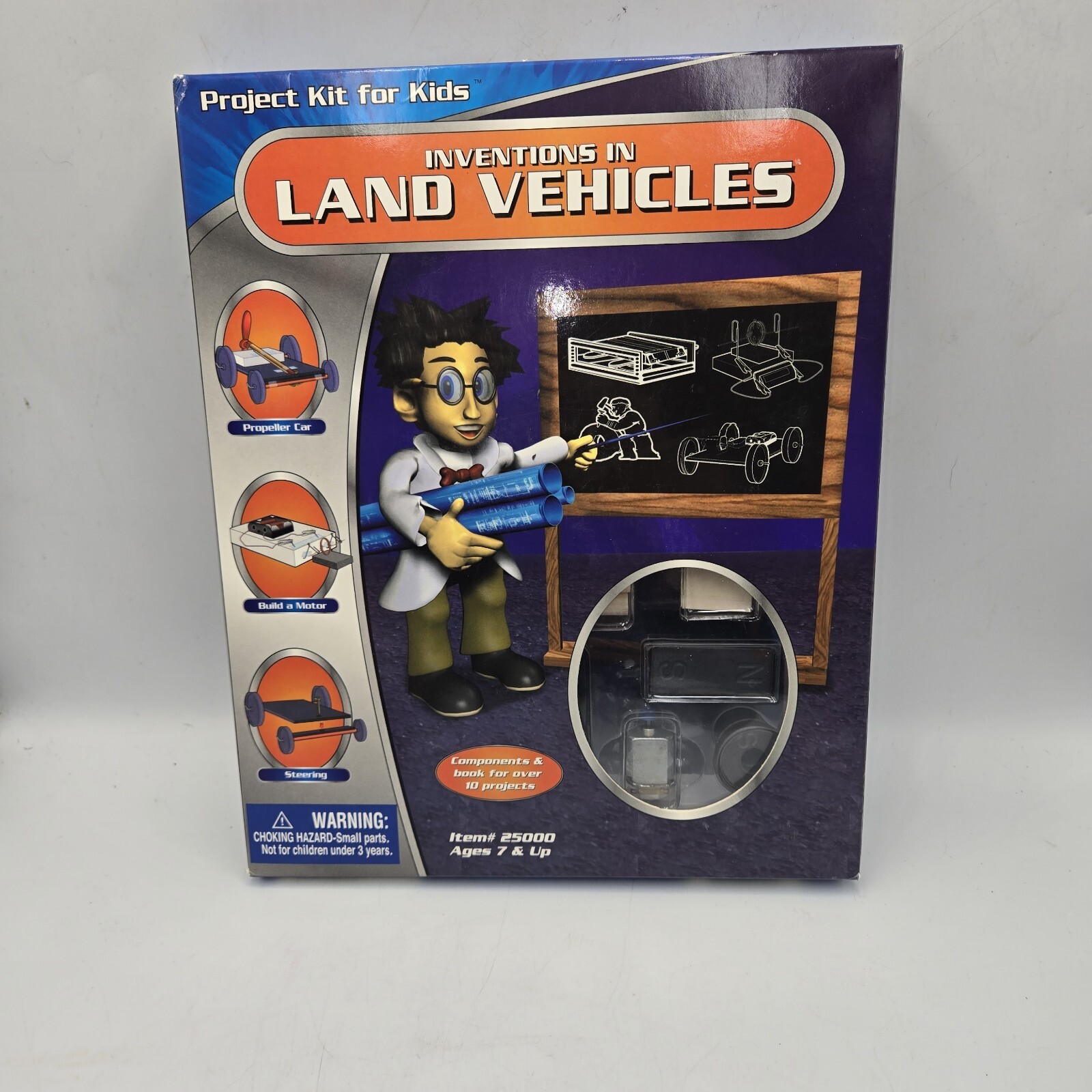 Project Kit for Kids Invention in Land Vehicles ages 8 and UP