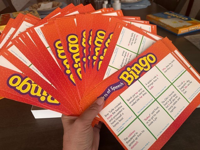 Bingo Parts of Speech game Trend Enterprises Inc Ages 8+