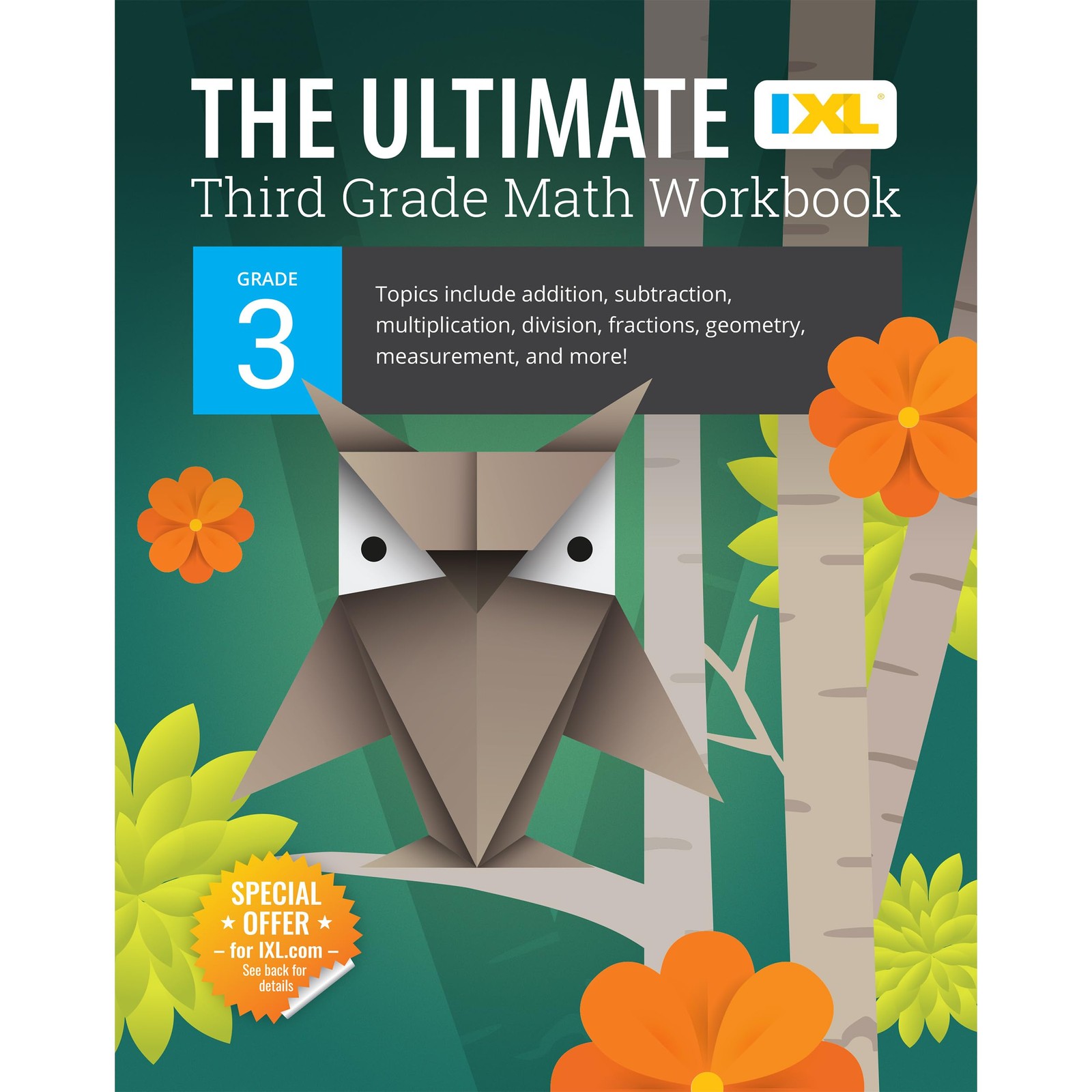 The IXL Ultimate 3rd Grade Math Workbook, Activity Book for Kids Ages 8-9…