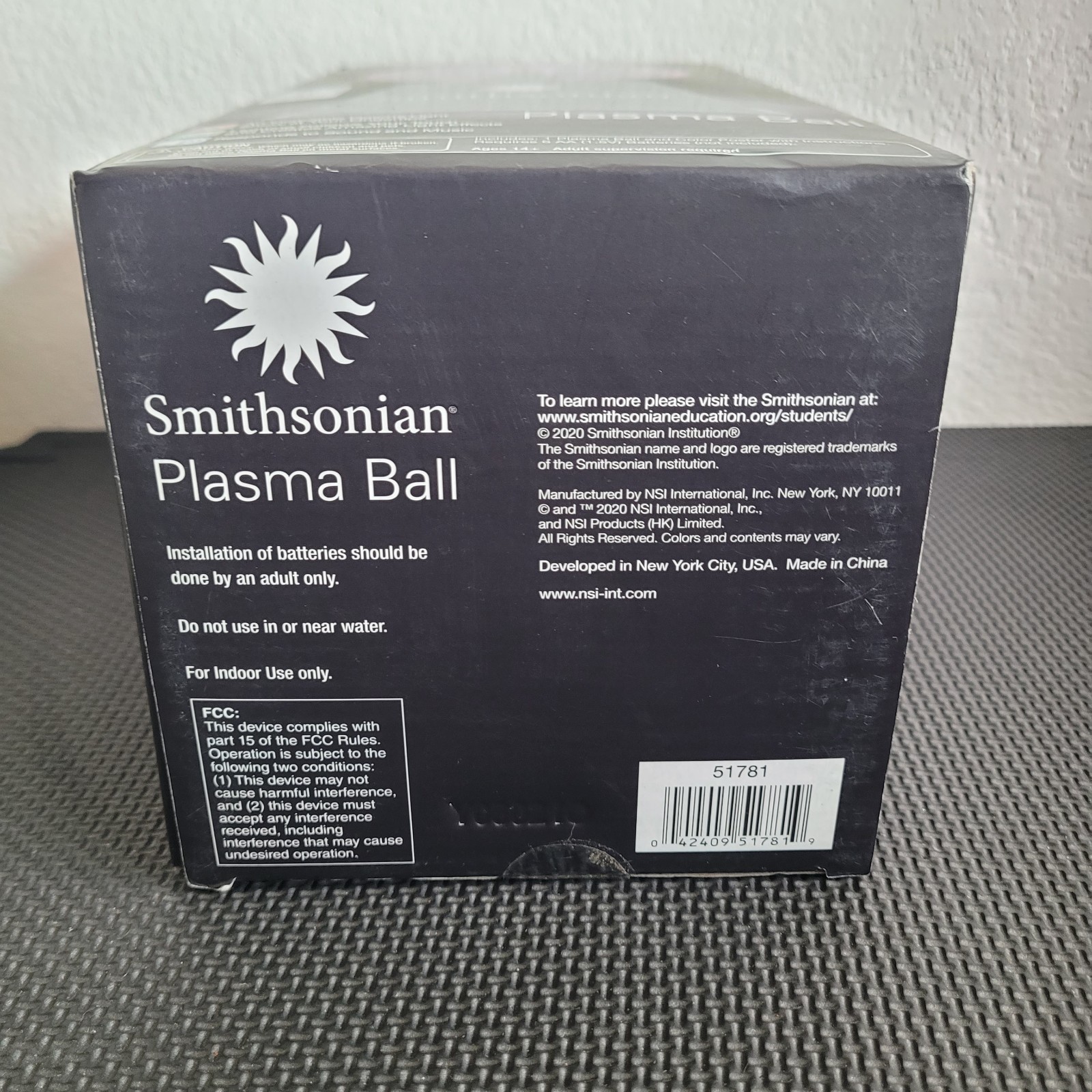 Smithsonian Physical Science STEM Plasma Ball Light Show, Works