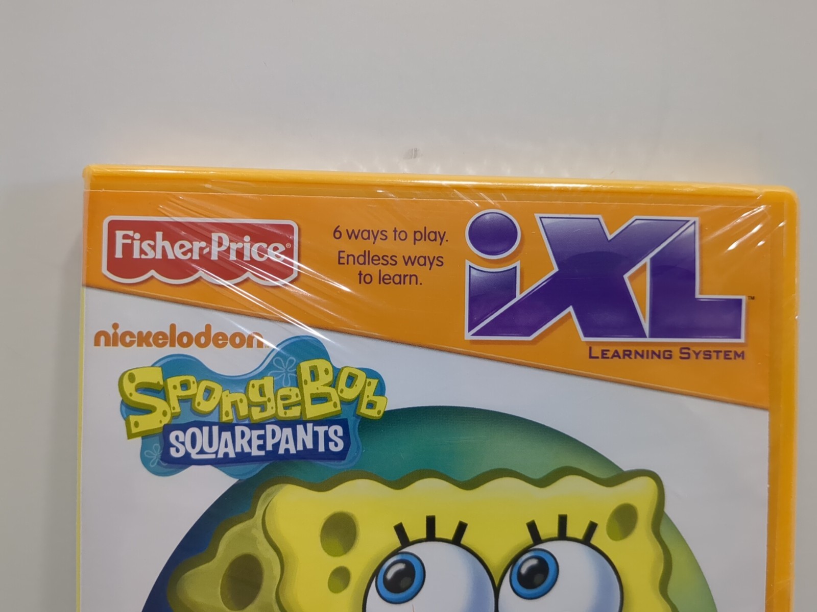 Vintage Fisher Price iXL SpongeBob SquarePants Learning Game Disc Software NEW