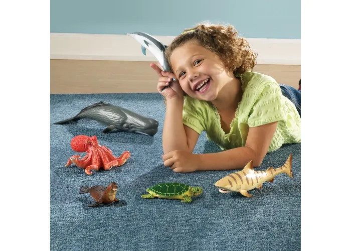 Learning Resources Jumbo Dinosaurs, Forest and Oceans Animals – Pack of 15