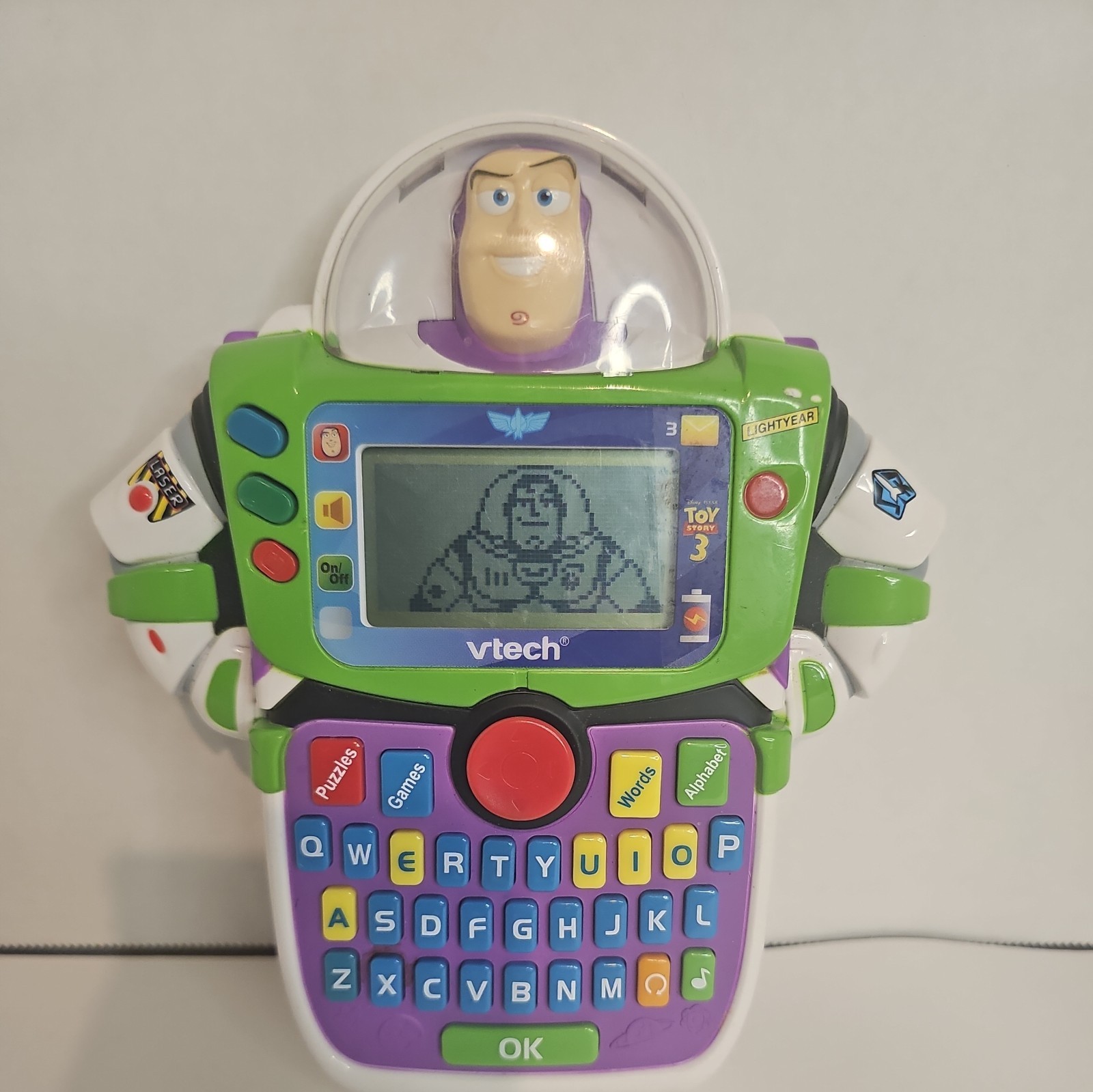 VTech Toy Story 3 Buzz Lightyear Electronic Learning System, MPN 1044 tested r1