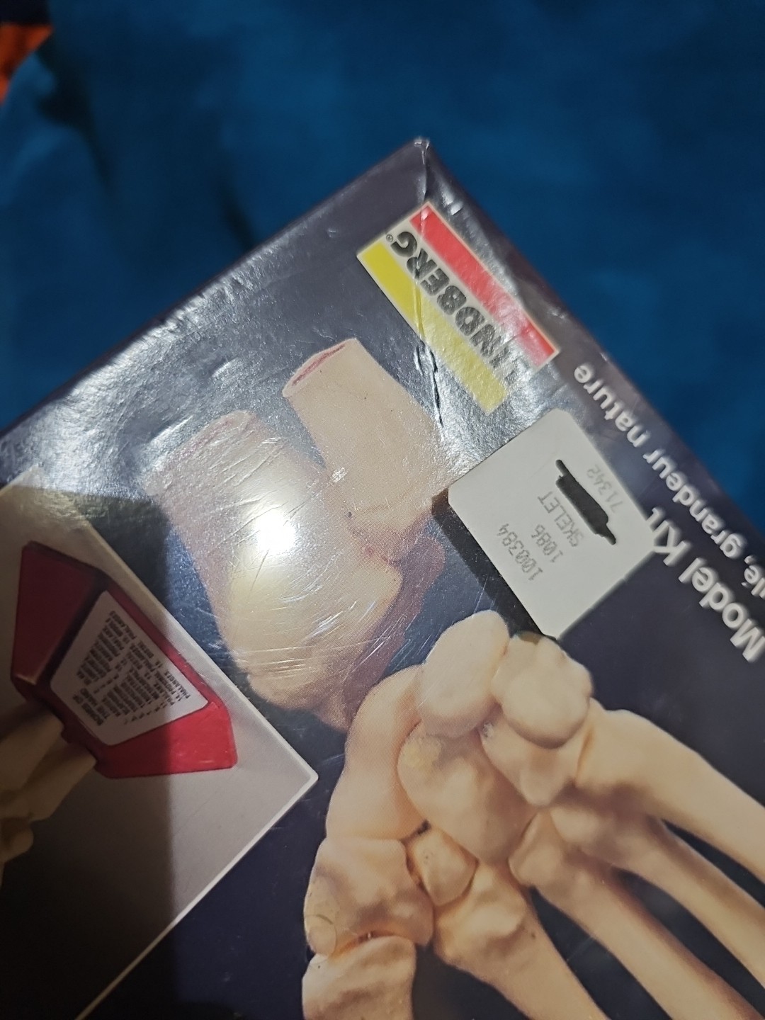 1991 Lindberg Skeletal Hand Life Size Model Kit Prop Or Educational NEW SEALED