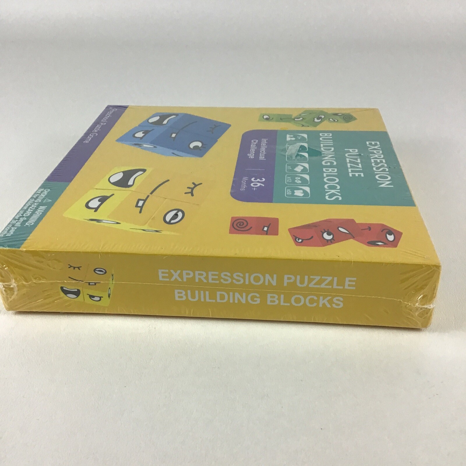 Expression Puzzle Building Blocks Preschool Puzzle Game Challenge New Sealed