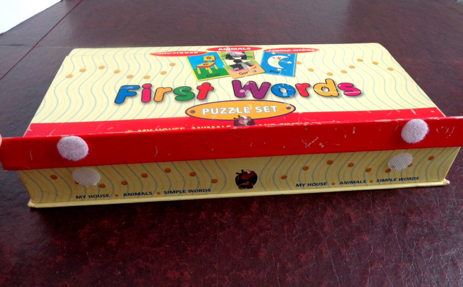 FIRST WORDS Puzzle Set~House-Animals-Simple Words Early Childhood Development