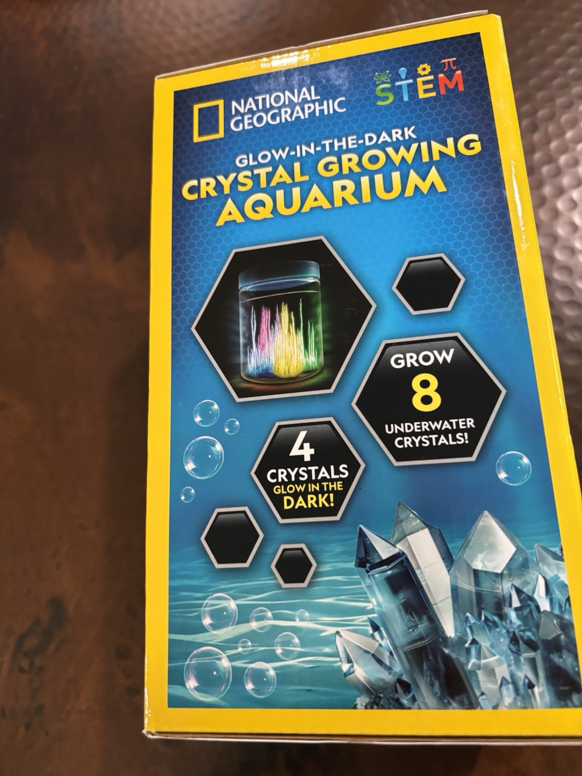 NATIONAL GEOGRAPHIC Underwater Crystal Growing Aquarium Science Kit/STEM/NIB