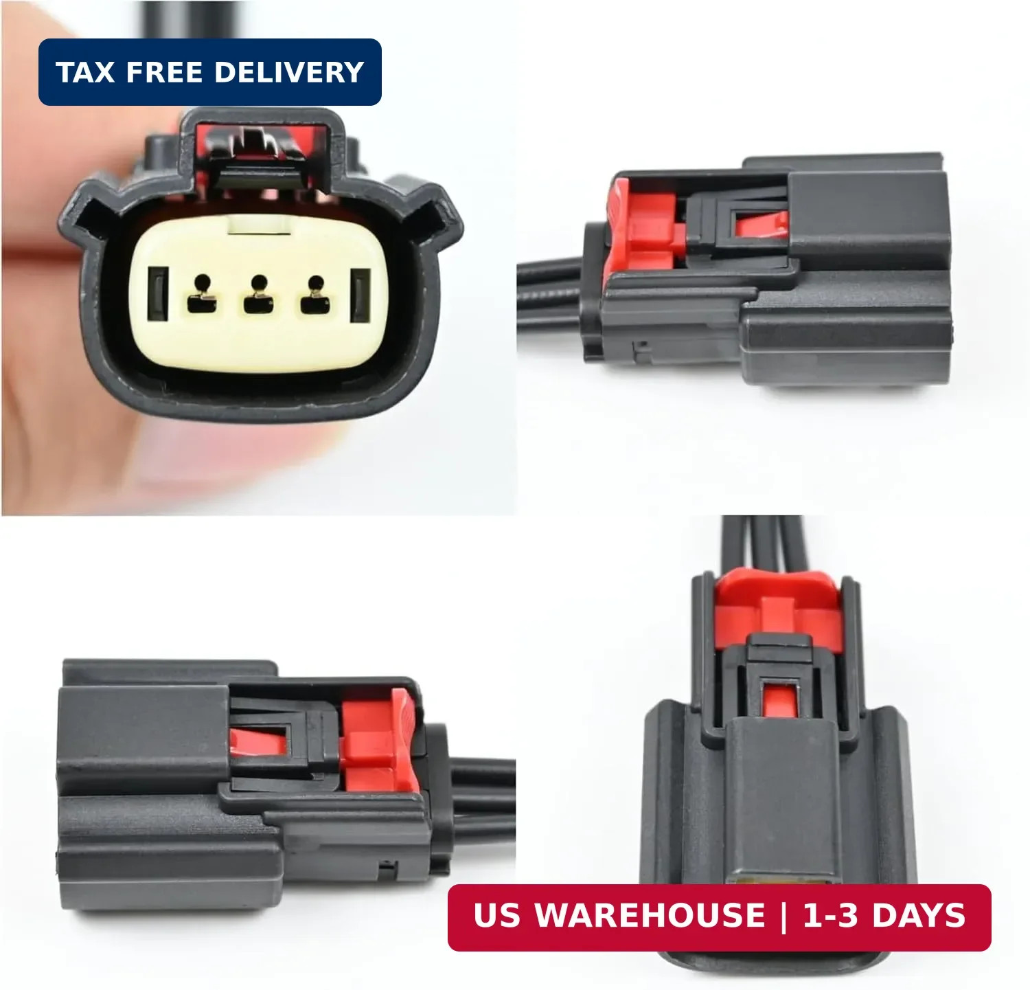 2Pcs Ignition Coil Connector Pigtail Harness 9U2Z14S411EA for Ford V6 V8 Flex fo