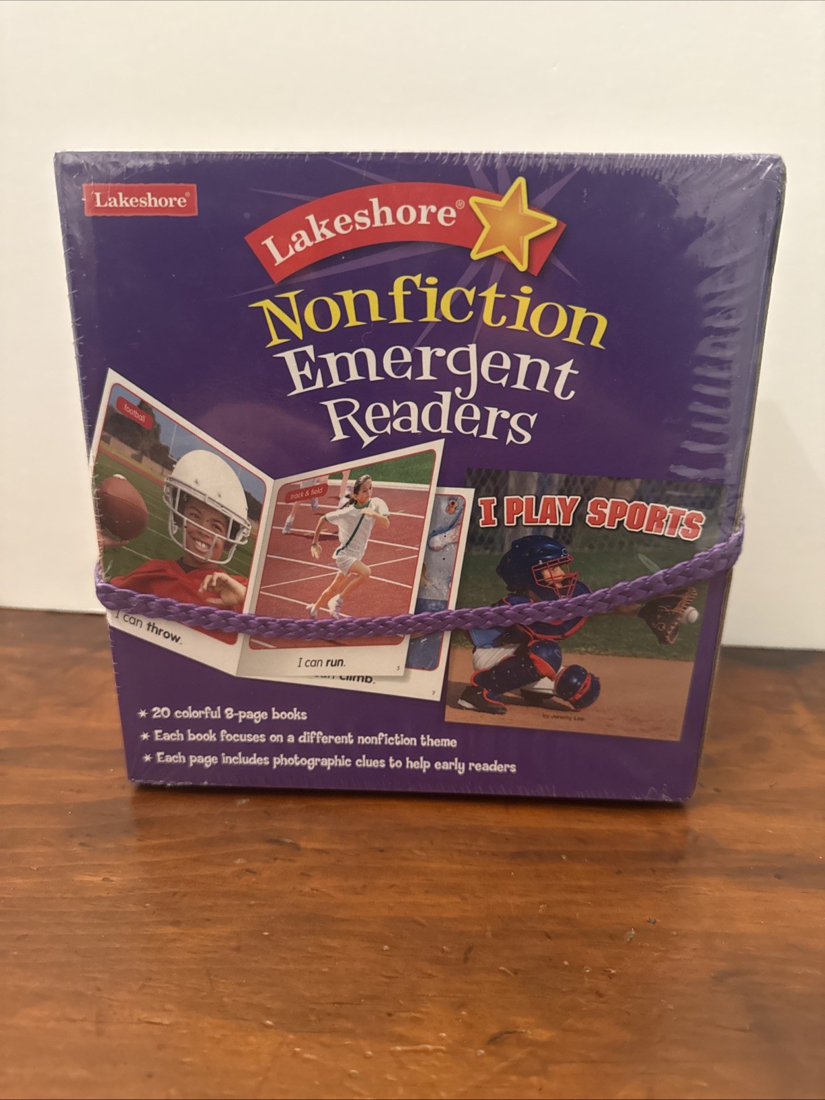 Lakeshore Non Fiction Emergent Readers Box of 20 8-page books New Sealed Set