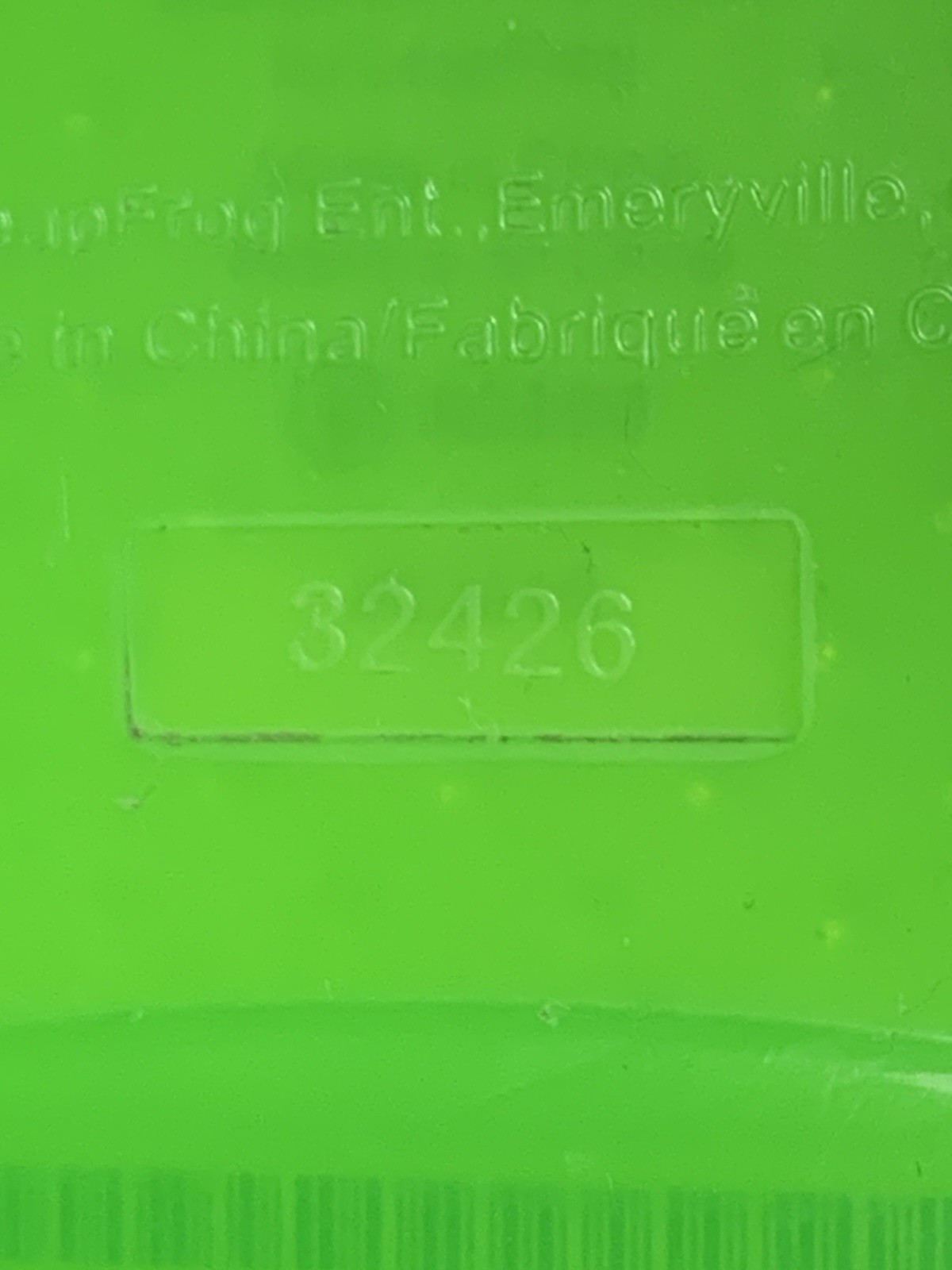 LeapFrog2 #32426 Explorer Learning Tablet Green for PARTS REPAIR/BAD SCREEN
