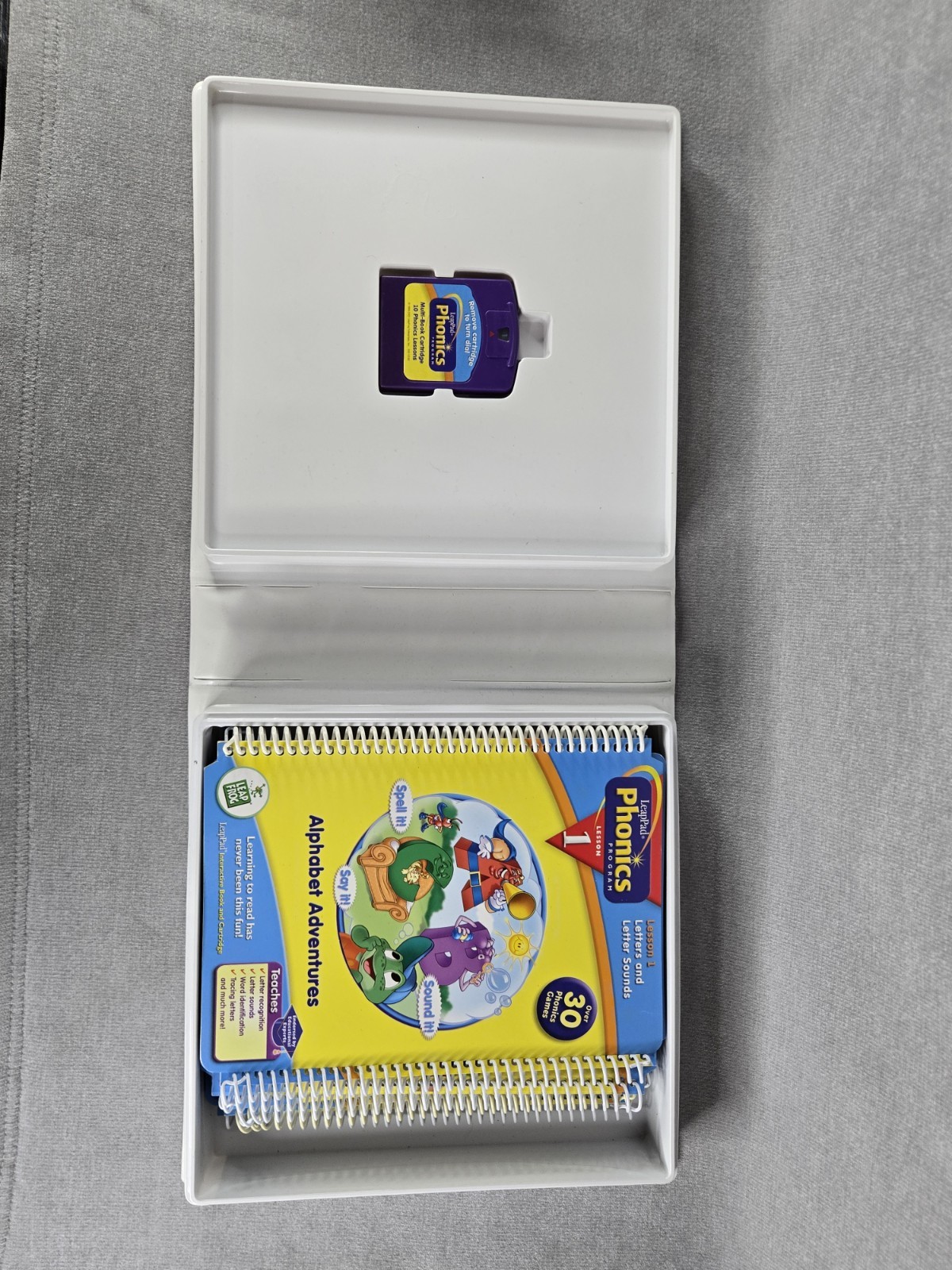 Vintage Leap Frog LeapPad Phonics 10 Book Program Pre-K to 2nd Grade w/ Inserts