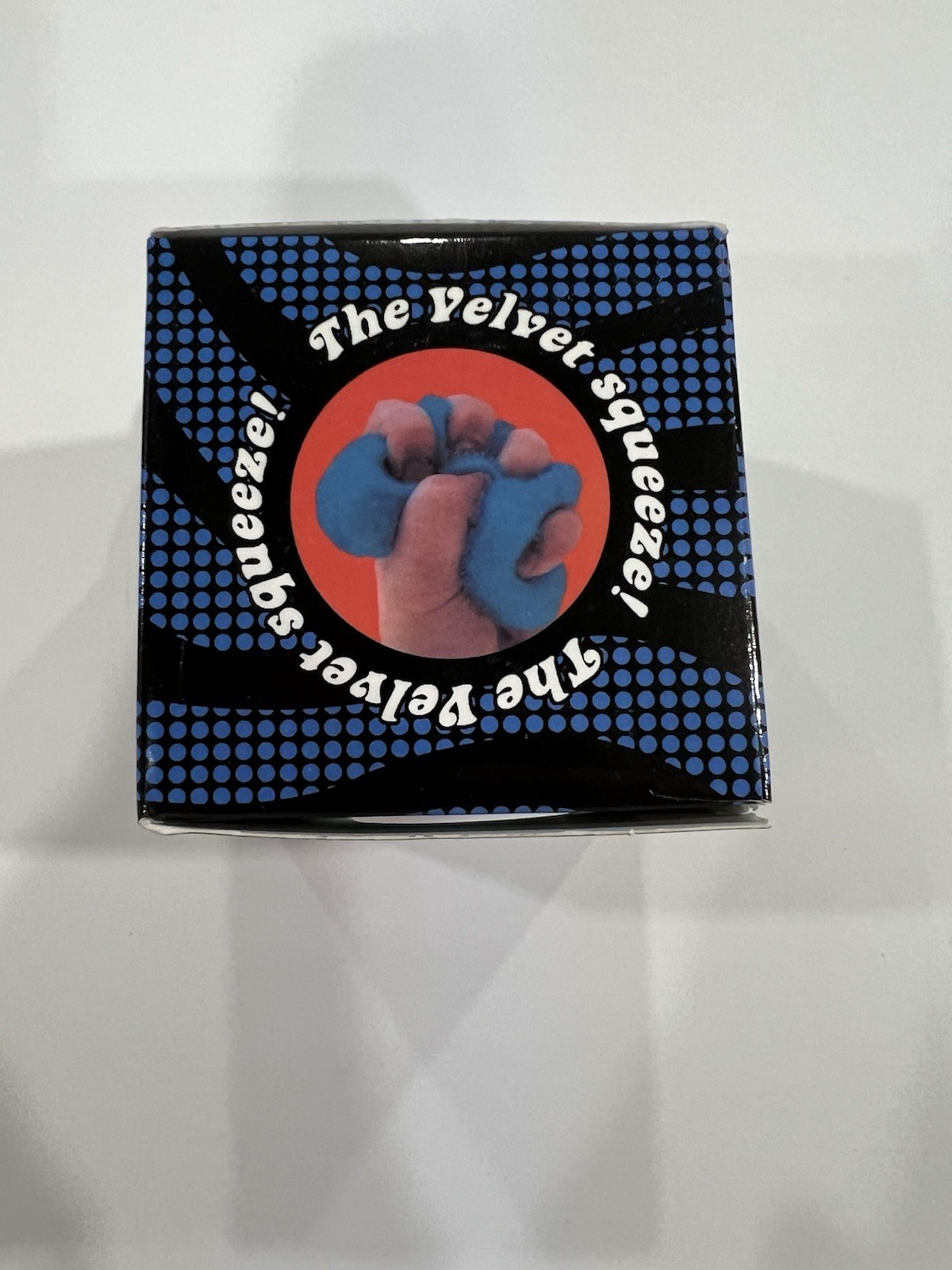 NeeDoh Fuzz Ball Wonder Waves Blue Sensory Toy with Velvet Texture Schylling