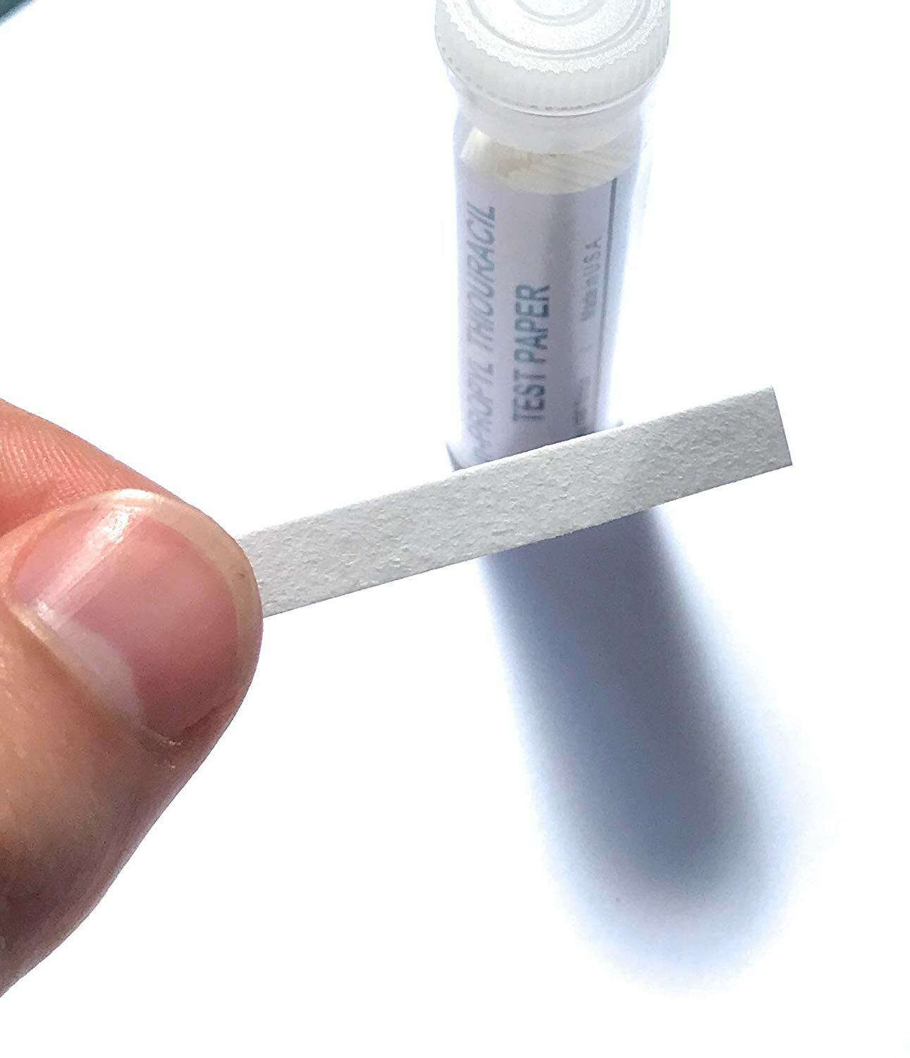 N-Propylthiouracil Test Paper for Genetic Taste Testing, 100 Strips per Vial