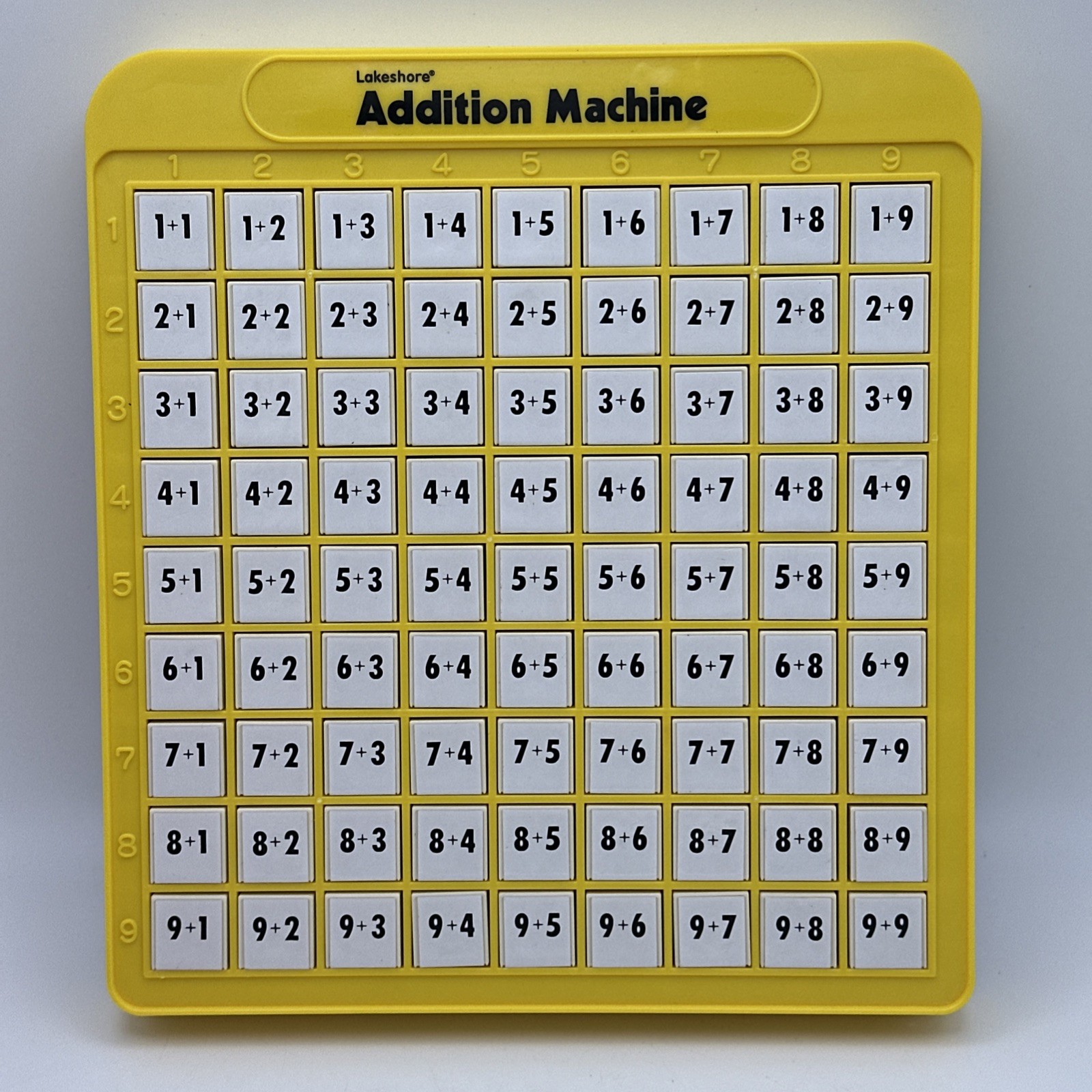 Lakeshore Addition Machine In Box Math Educational Tool Push Button Home School