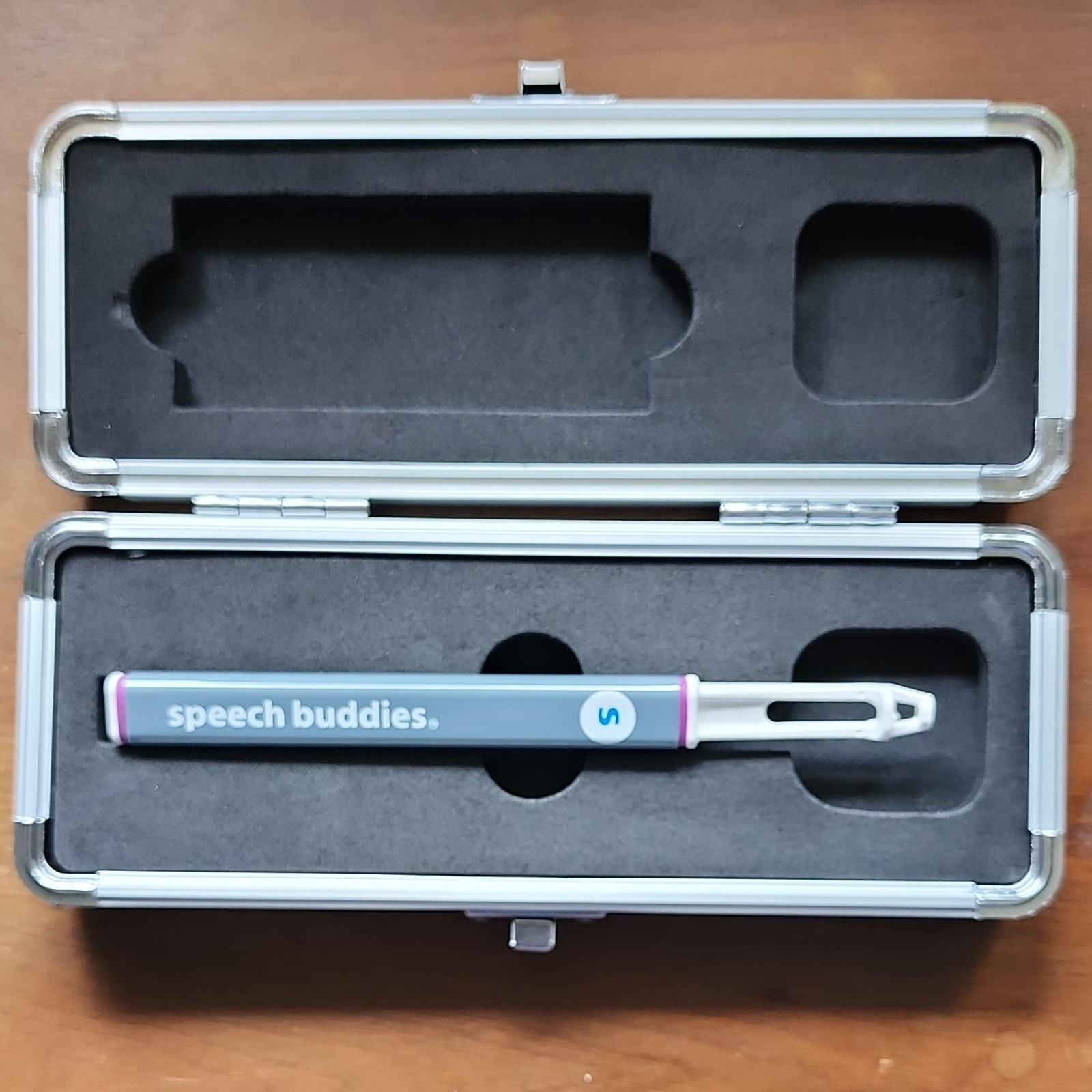 Speech Buddies Speech Therapy Tool, Silver/Gray/White, Metal Case, Age 8-11