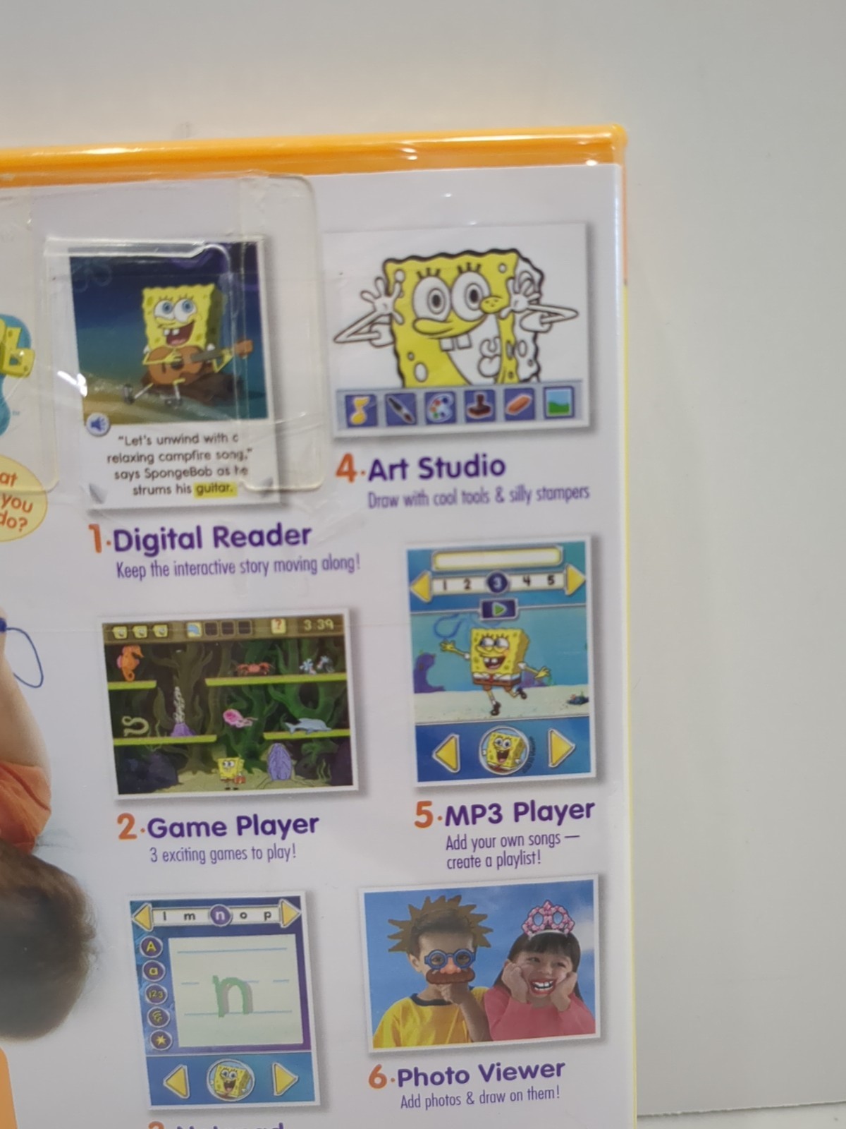 Vintage Fisher Price iXL SpongeBob SquarePants Learning Game Disc Software NEW