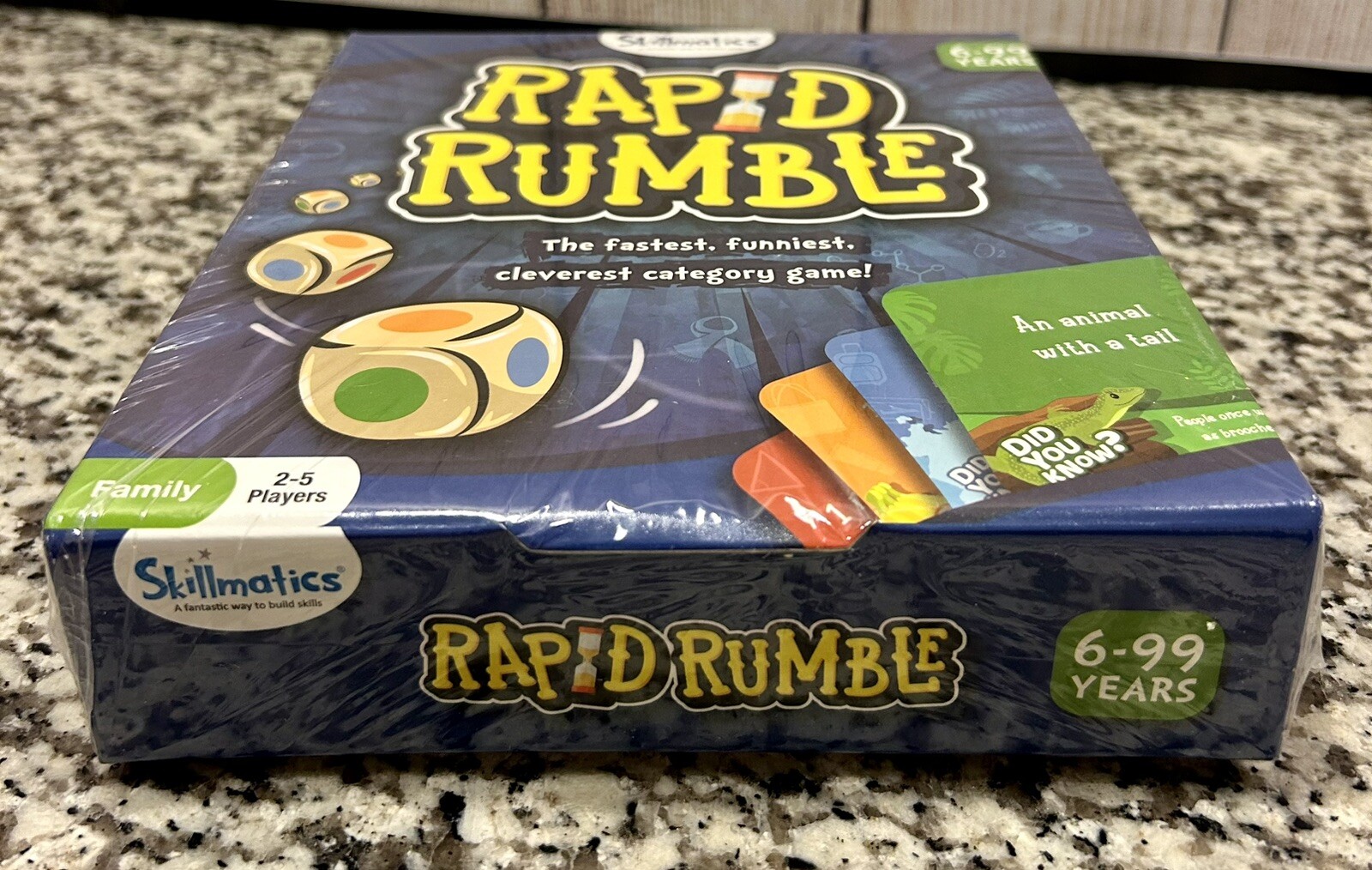Board Game Rapid Rumble Educational Gifts for 6 Year Old And Up Adults Teens