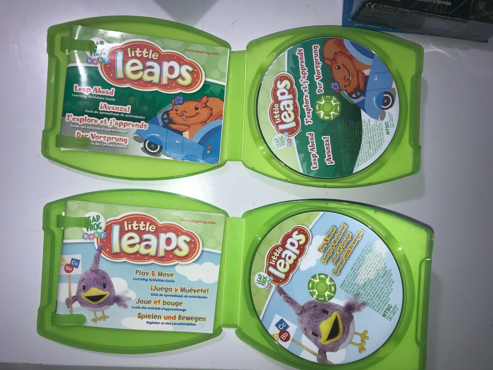 leap frog baby- little leaps- leap ahead and play and move 2 games