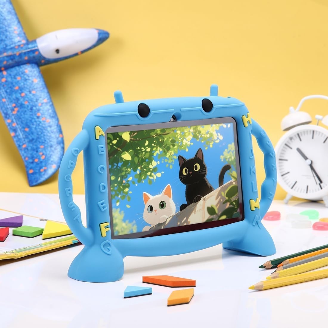 Kids Tablet, 7 inch Tablet for Kids 3-10, Educational Learning Toddler Tablet…