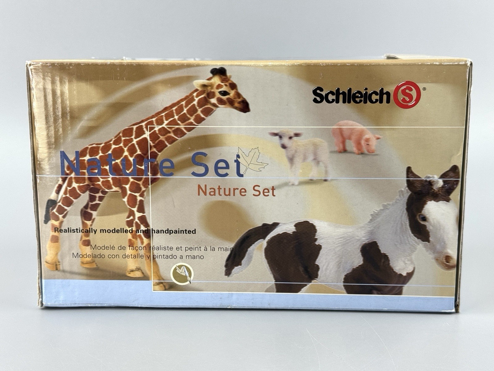 Schleich Nature Set – Rabbit Hutch with 2 Bunny Rabbits (40974) Brand New Rare!