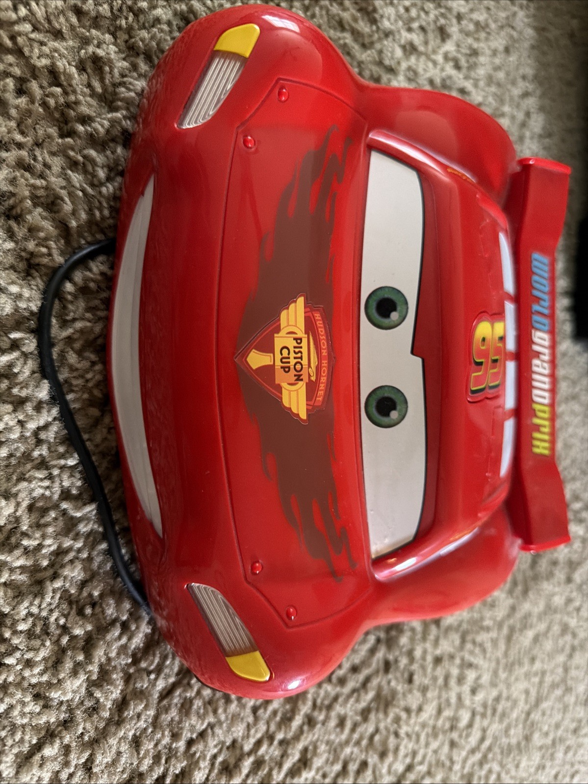 VTech Disney Pixar Cars 2 Lightning McQueen Learning Laptop Tested Works Great!