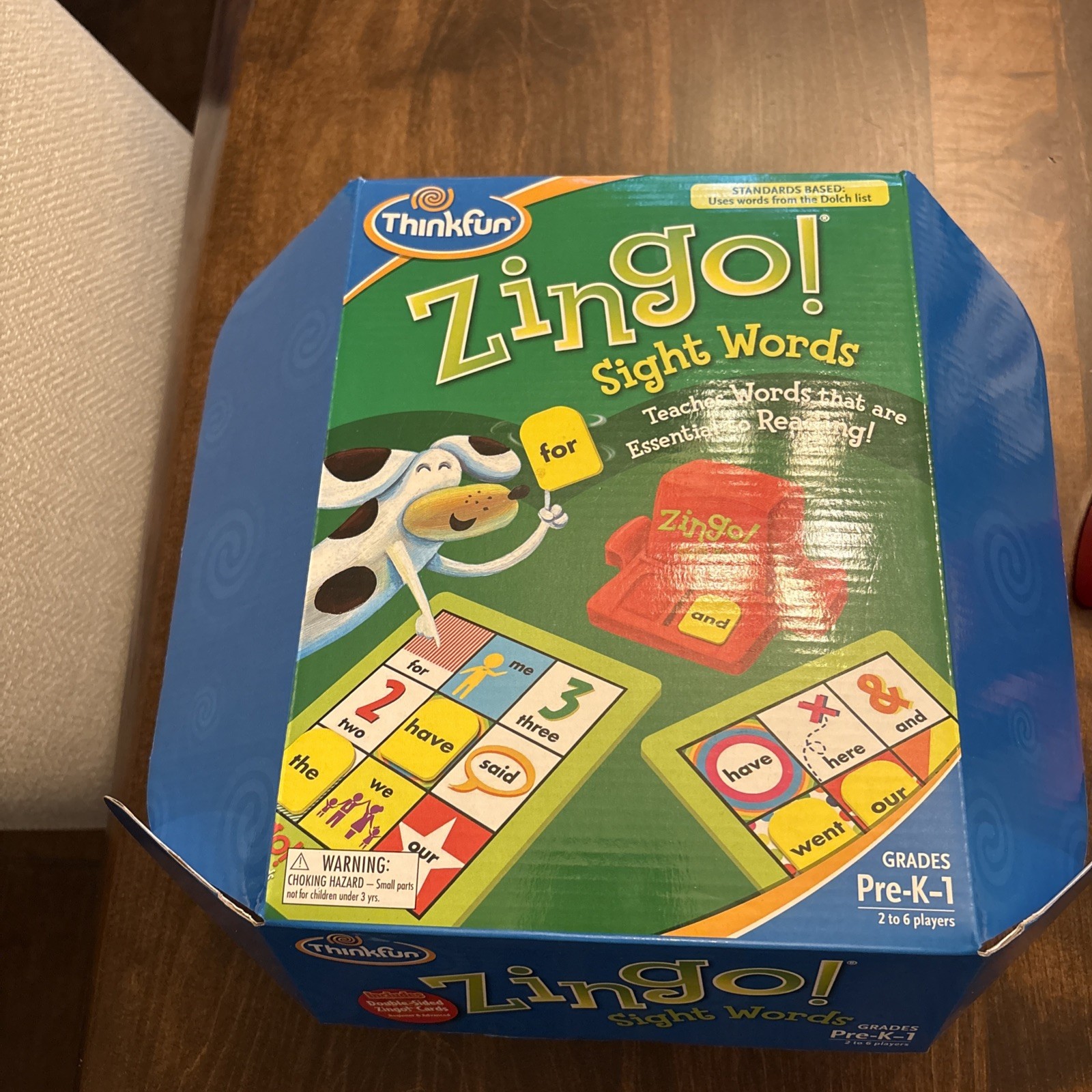 Zingo! Sight Words Essential Reading Words for Pre-1st Grade
