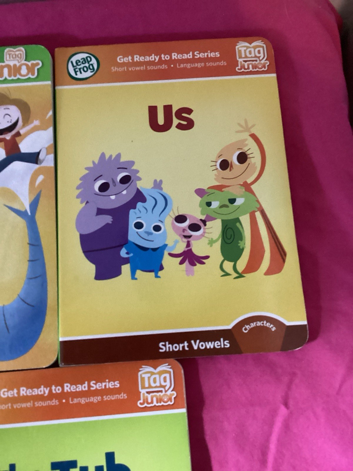 580-Lot Of 5 LeapFrog Junior Books Tag Junior Ready To Read & Tag Junior Series