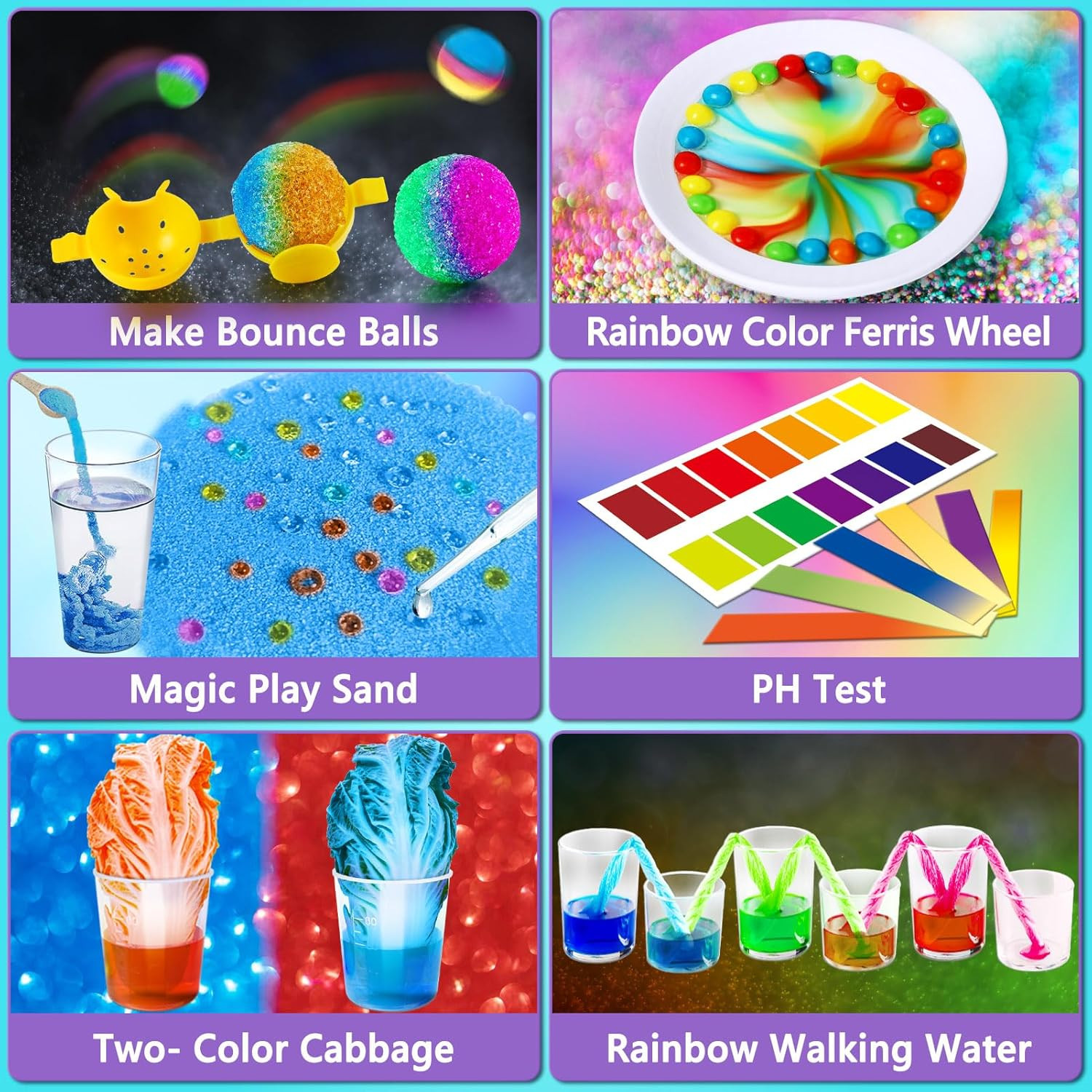 70+ Experiments Science Kit for Kids, Chemistry Set, Educational Toys Gifts Idea