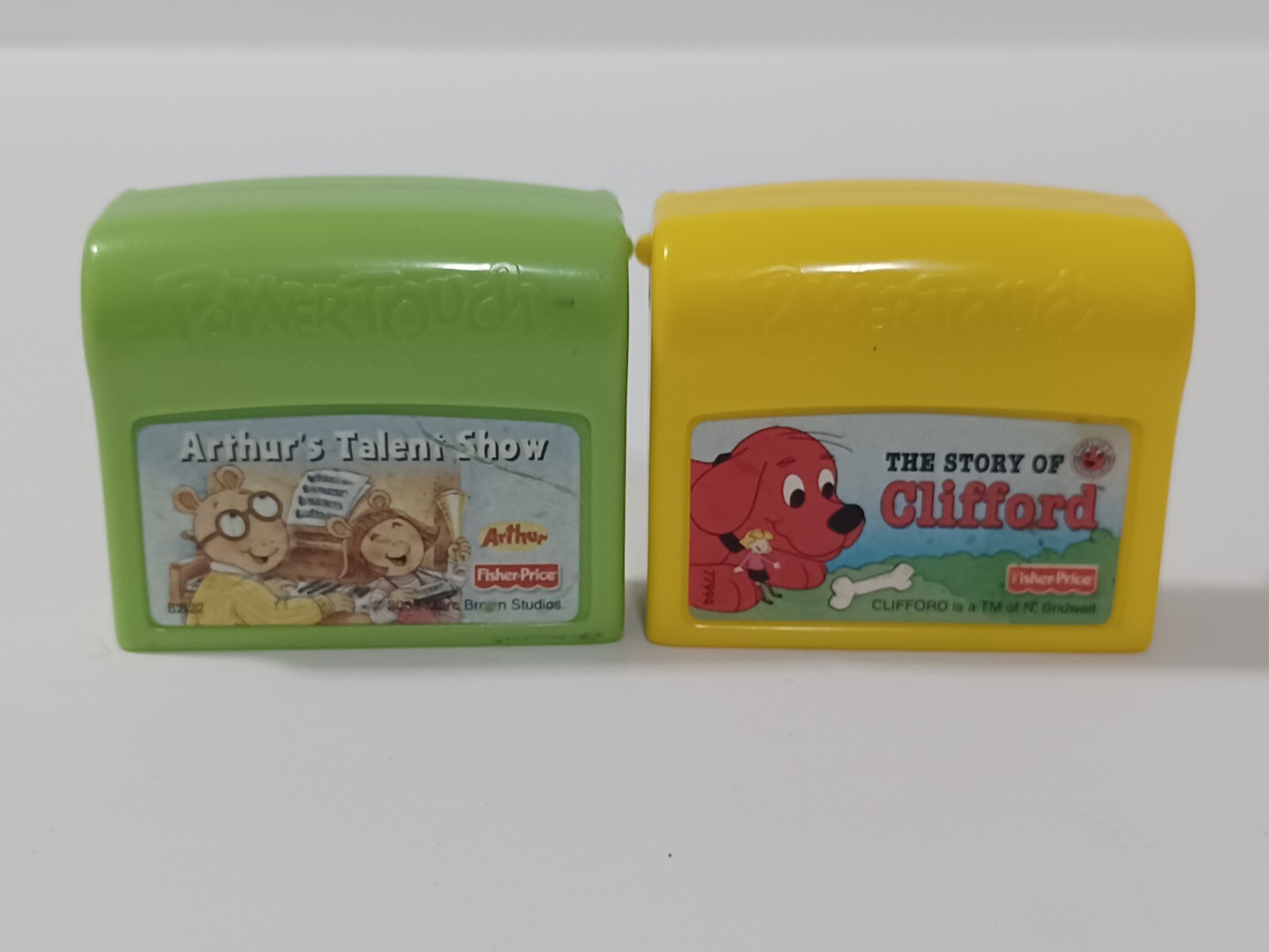 2 Fisher Price Power Touch Cartridges The Story of Clifford and Arthur’s Talent
