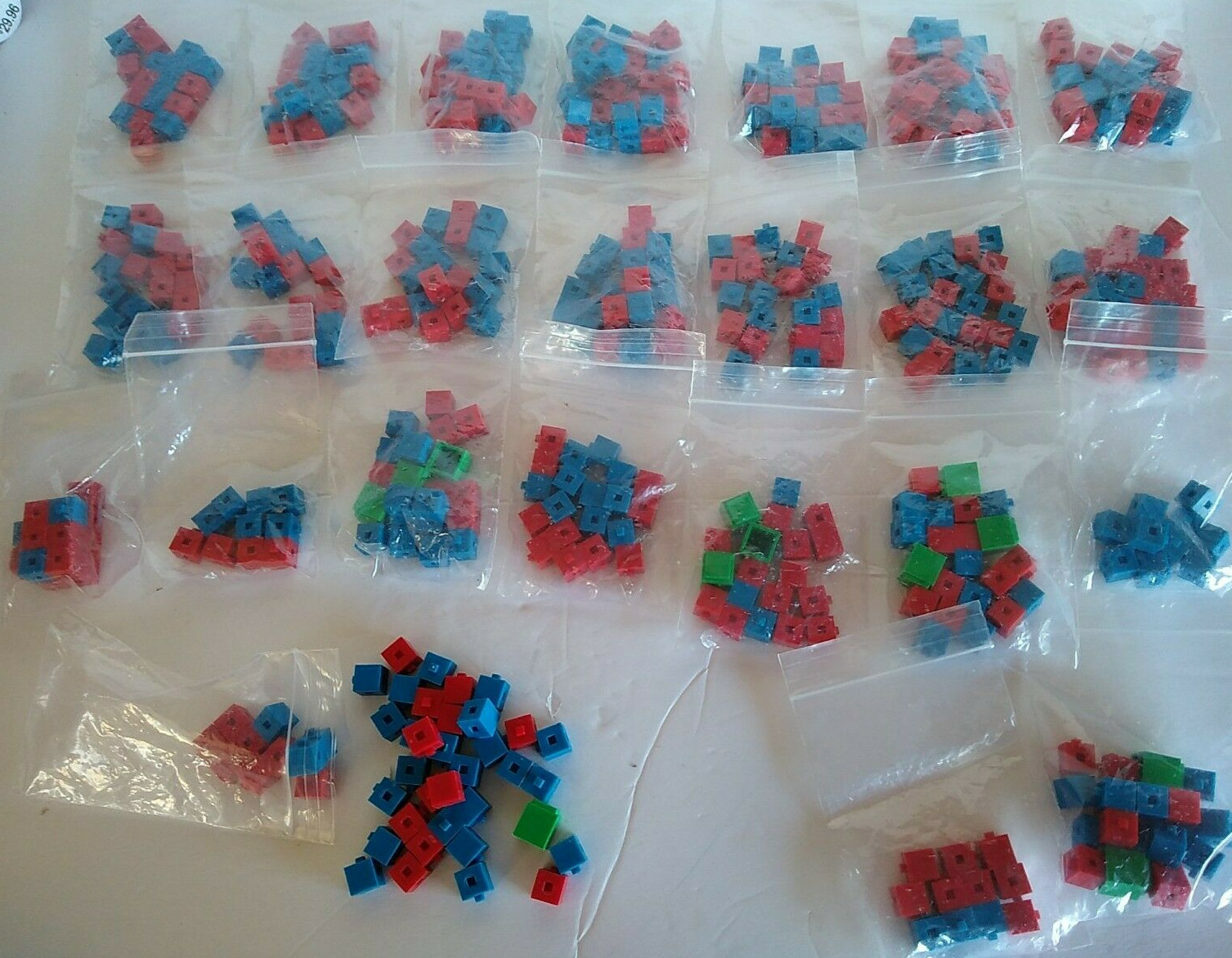 Vintage Cube-O-Gram Set Blocks Manipulative To Teach Basic Math Skills