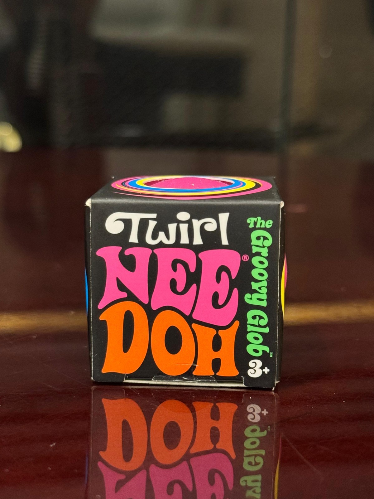 Authentic – Needoh Groovy Globe Mini Squishy Fidget Toy PINK – US Seller