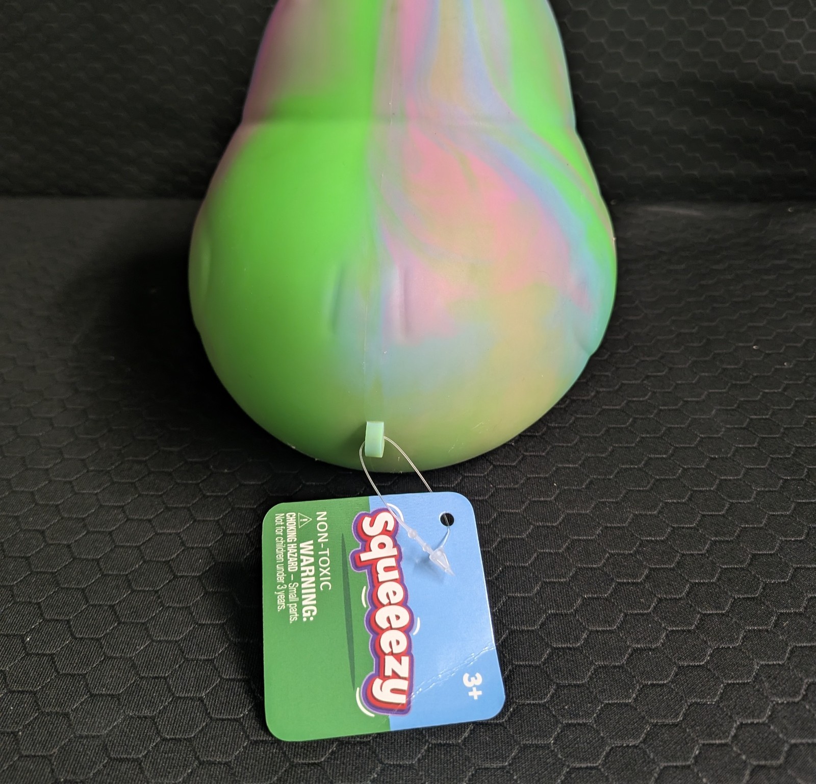 Jumbo Squeeezy Duck XL Pink Purple Green Blue Tie Dye Squishy Sensory Fidget NWT