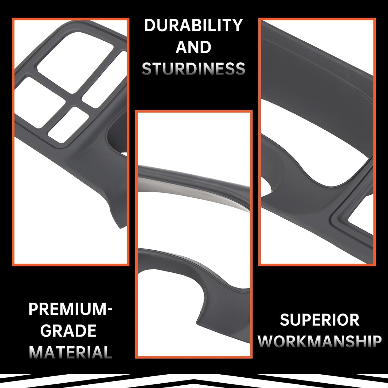 Kojem Double DIN Dash Cover Kit Compatible With 1999-2002 Chevy Silverado Avalan