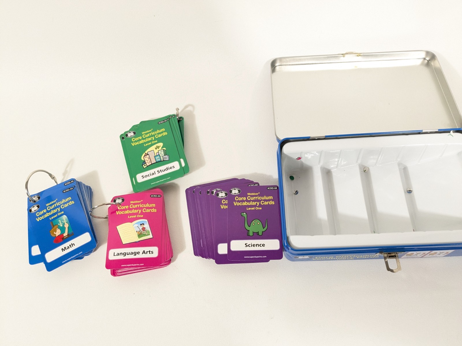 Webber Core Curriculum Vocabulary Cards Level 1 CRD-44 Grades 1 Cards Hole Punch