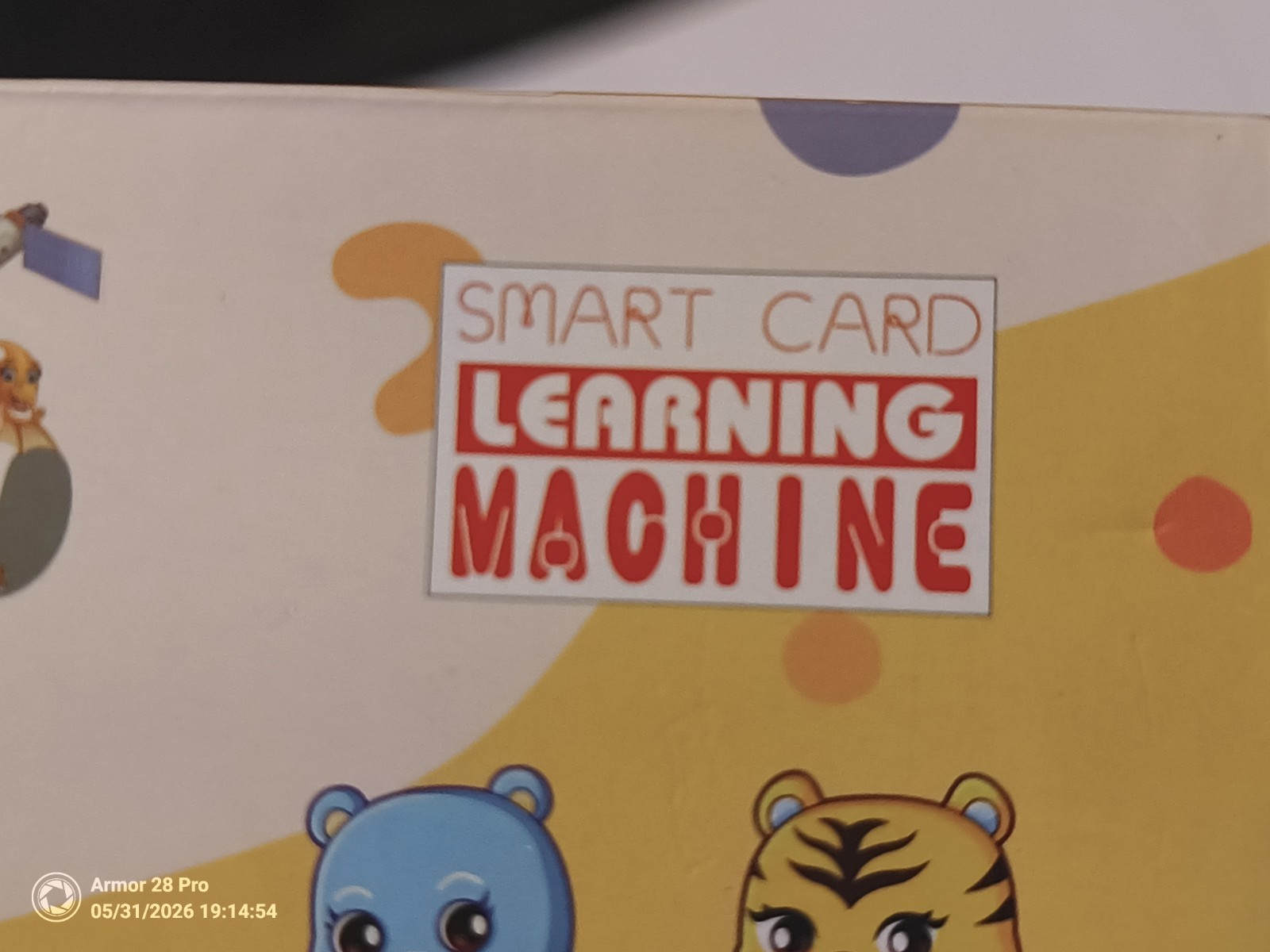 Smart Card Learning Machine With Audio, Food, Animals, Shapes, People, Etc
