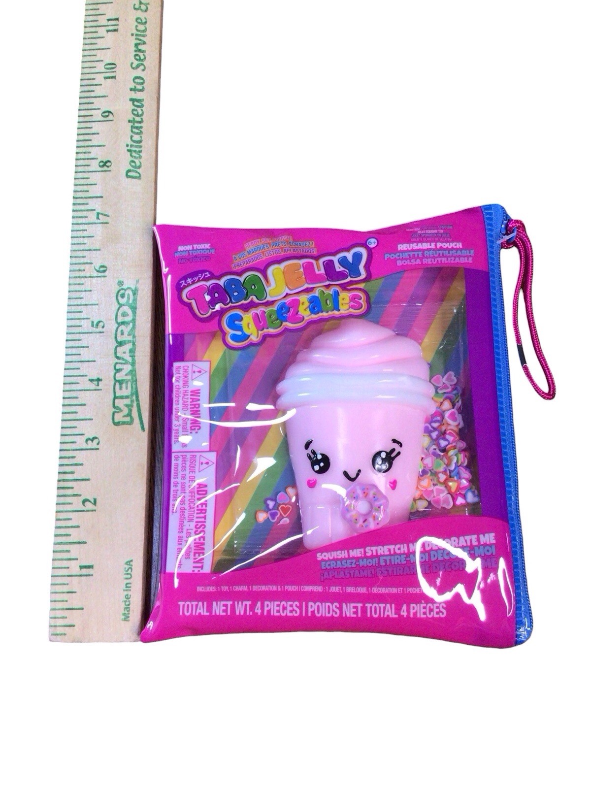 Squishy Taba Jelly Decorating Squeezeables Pink Shake Squeeze Fidget Sensory Toy