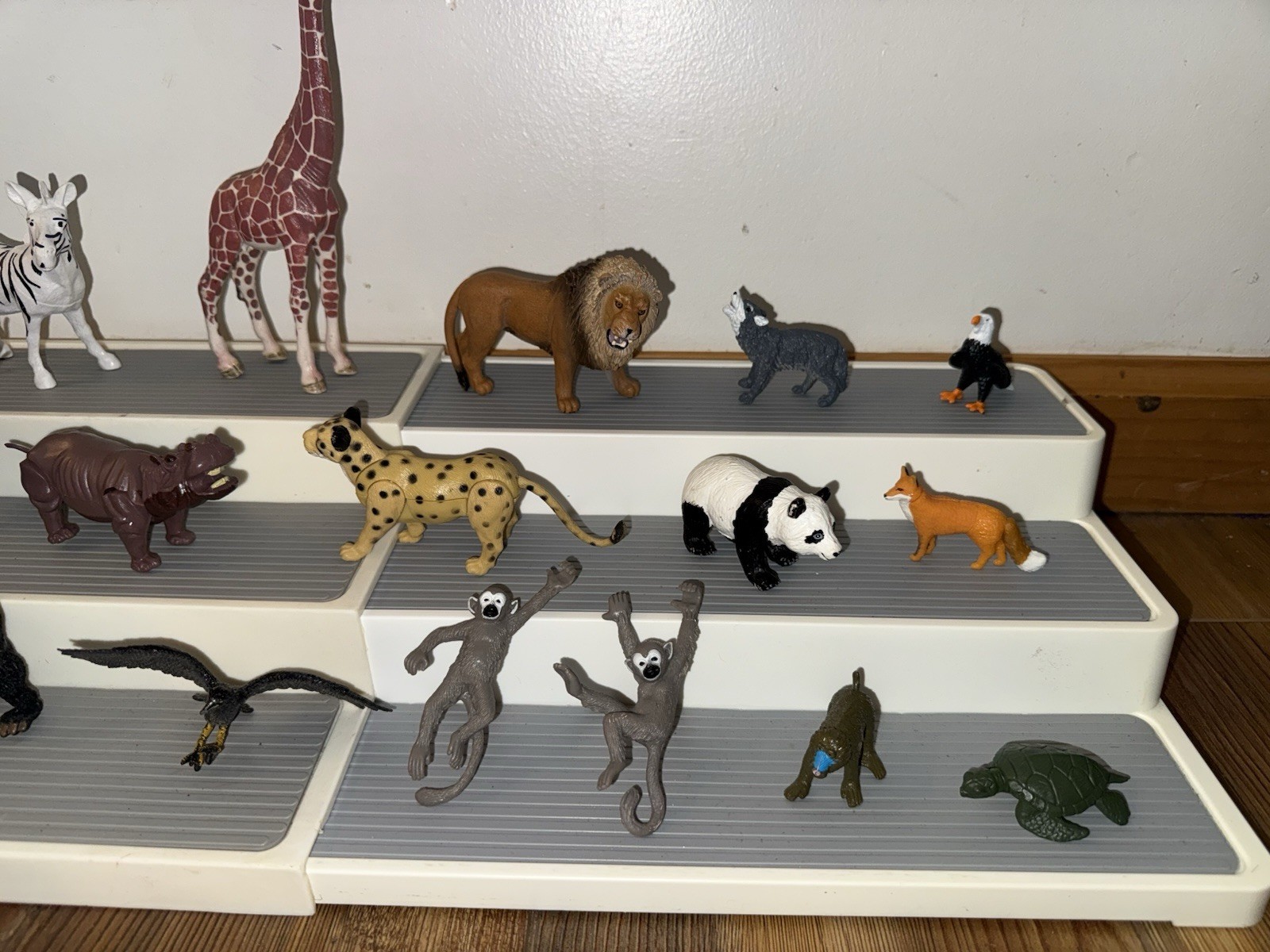 Lot Of 20 Plastic Safari Jungle Zoo Animal Toy Figures By Schleich Safari Etc