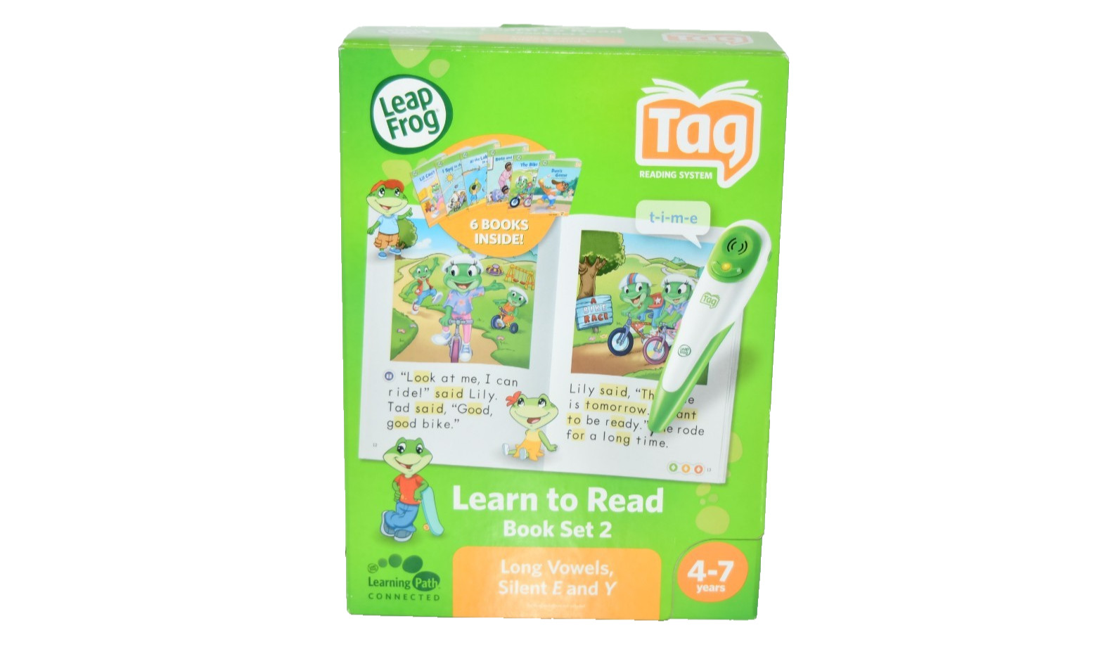 LeapFrog Tag & LeapReader Learn to Read Set 2 ~ Long Vowels ~6 Book Set – NEW