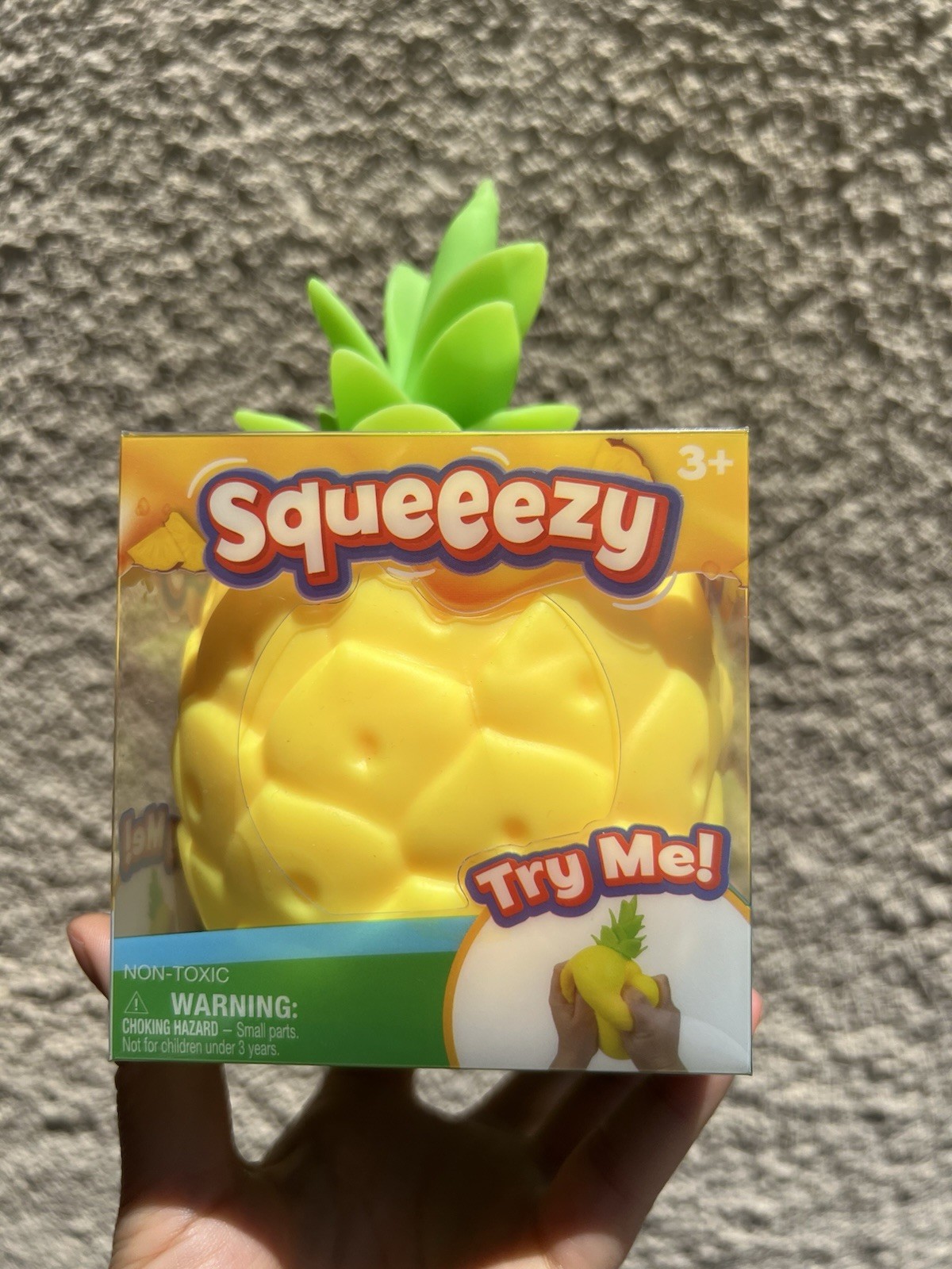 Sunny Days SQUEEEZY Pineapple Squishy Toy