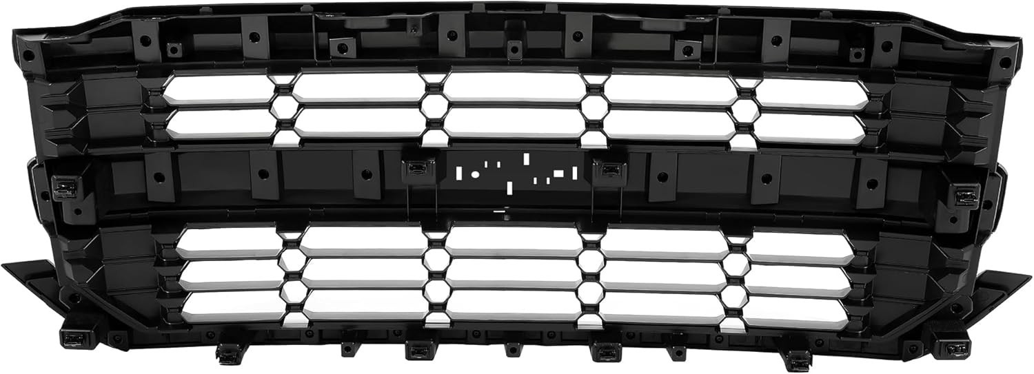 Front Grille Assembly Compatible with 2016-2019 Chevy Chevrolet Silverado 1500 R