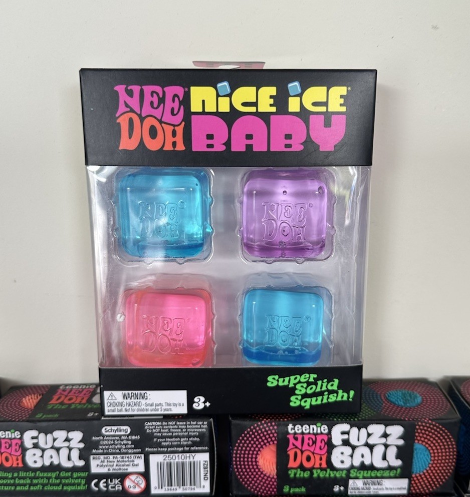 NeeDoh Mega Lot 45 New Teenie Fuzz Balls Nice Cube Ice Baby Gummy Bears