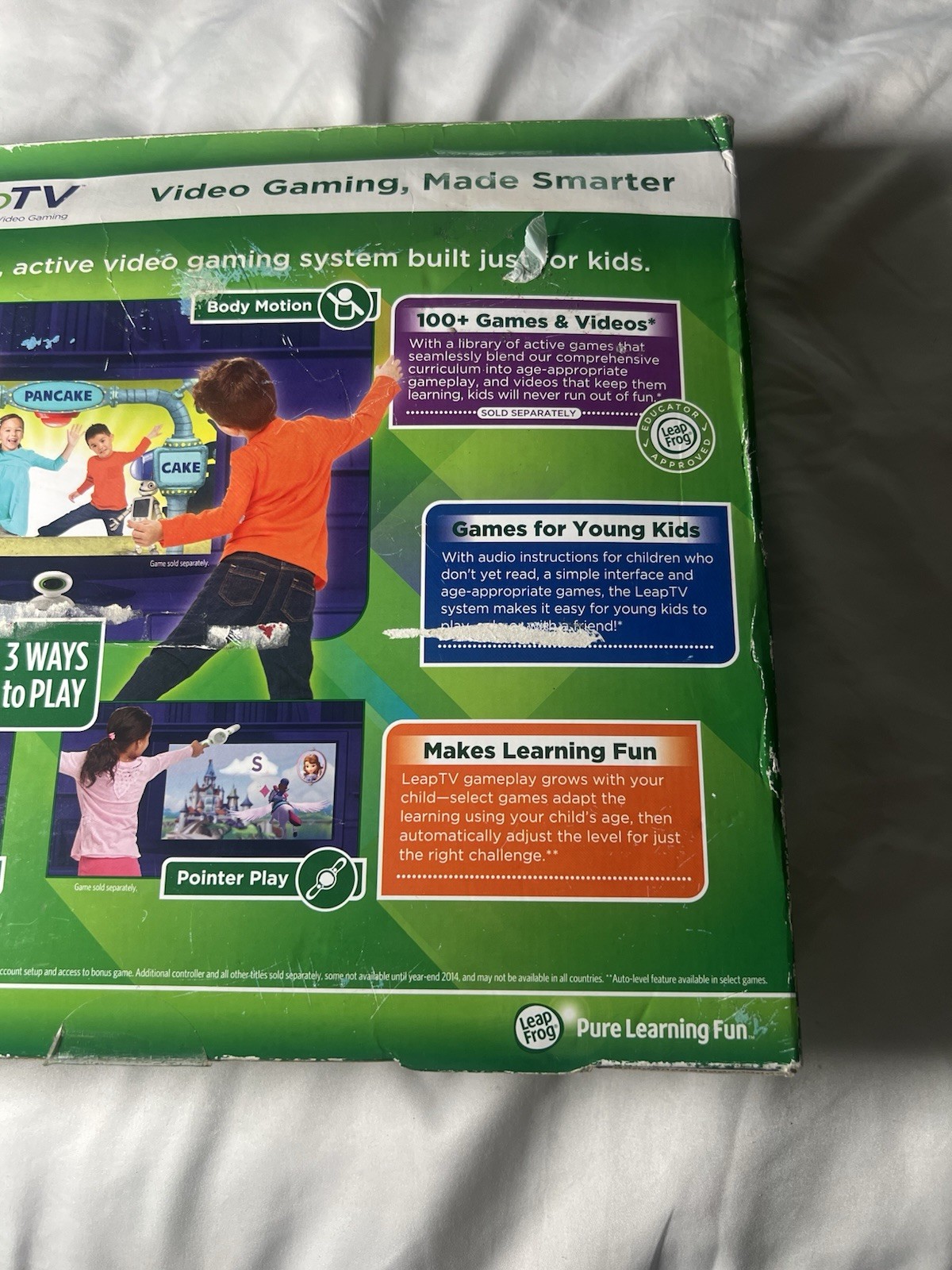 Leap Frog LeapTV Educational Active Video Gaming System NEW