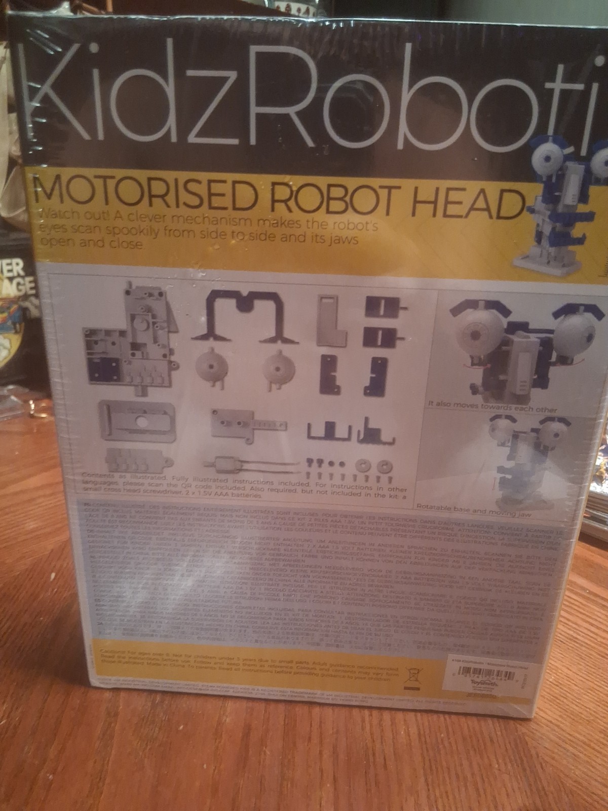 4M KidzRobotix Motorised Robot Head Robot Kit Science DIY – NEW Sealed