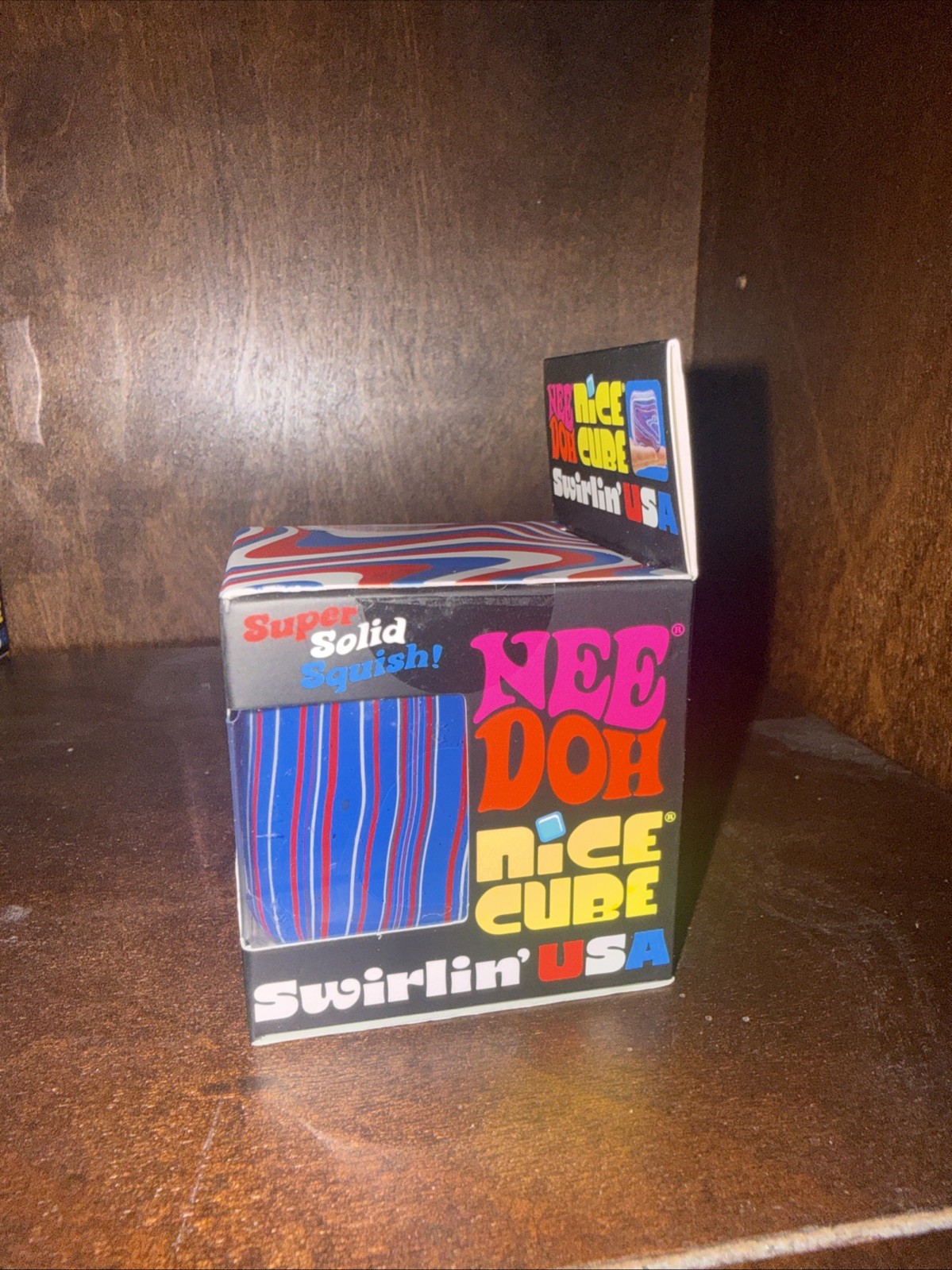 NEEDOH Nice Cube Swirlin’ USA Super Solid Squish NEW