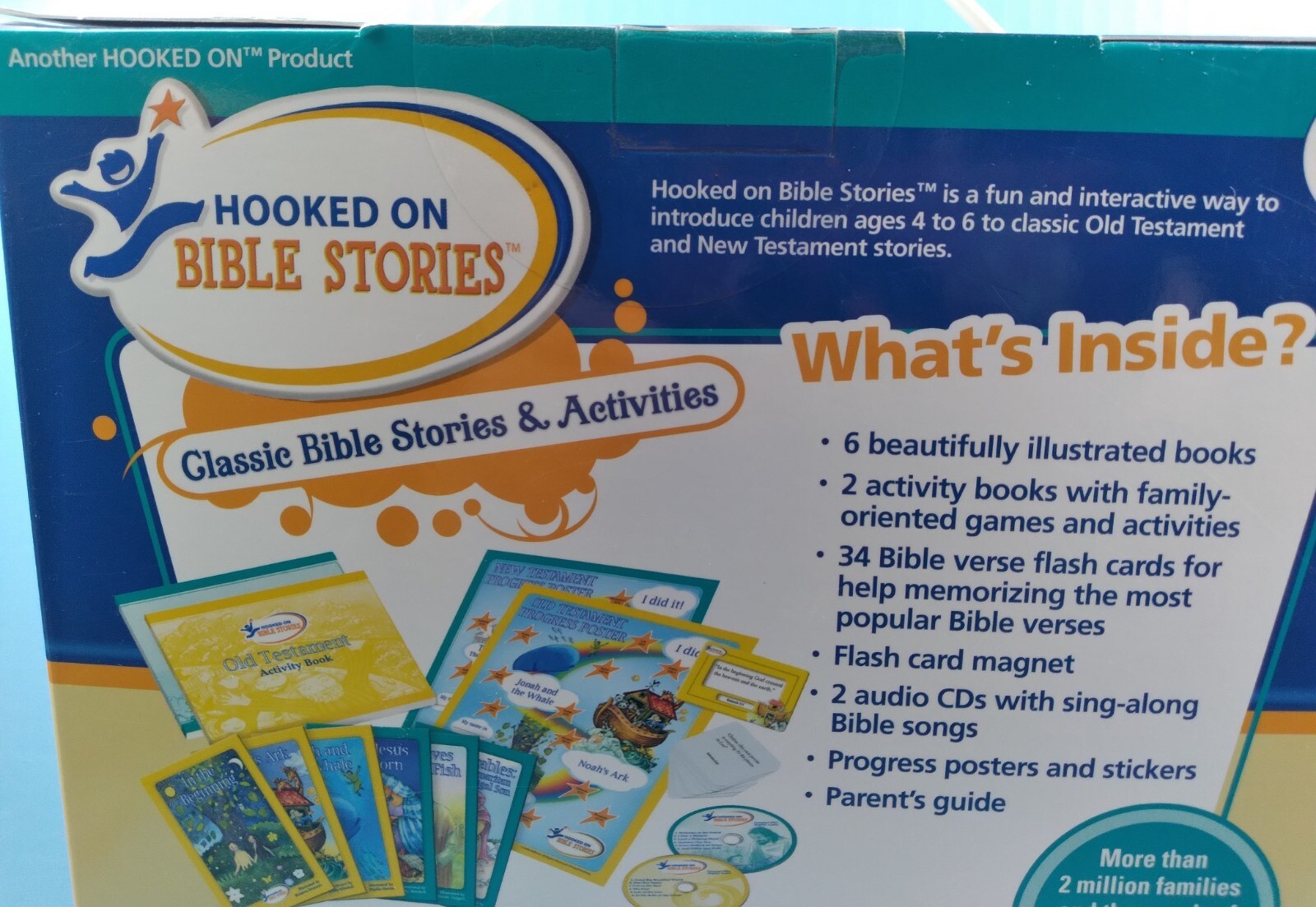 New Hooked on Phonics BIBLE STORIES Premium Edition And Activities age 4-6