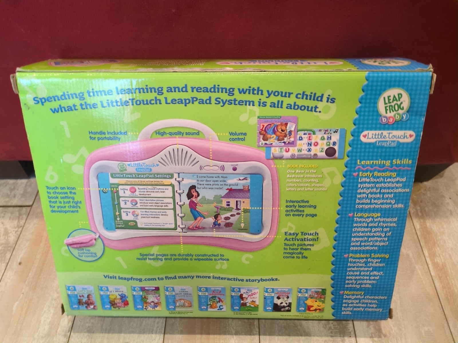 LeapFrog Little Touch LeapPad Learning System Pink 6-36 months Brand New Sealed